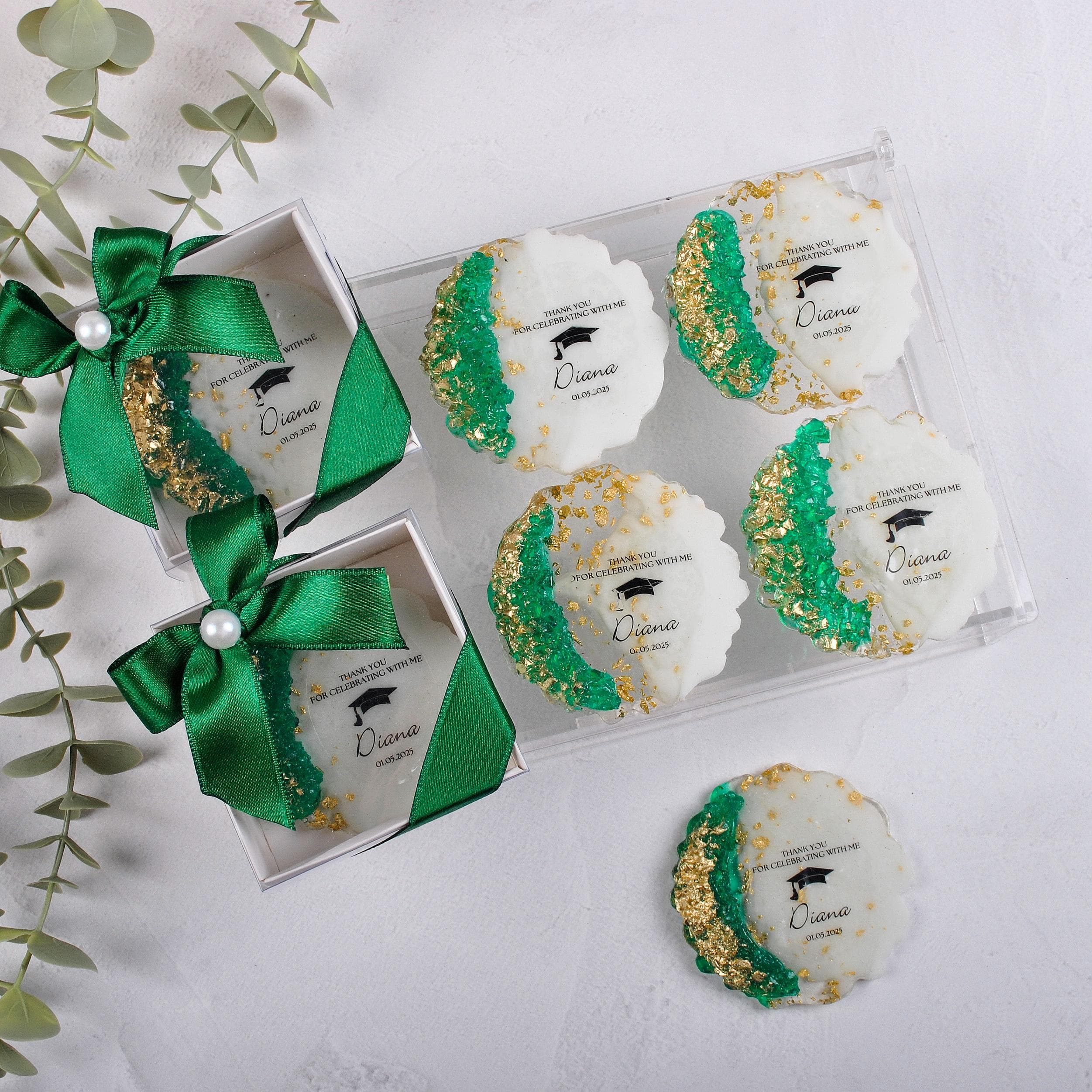 Elegant Birthday Magnet Favor – Custom Epoxy Gift for 40th, 50th, 60th, 70th, 80th, 90th, 100th Adult Birthday or Anniversary Celebration - image 5
