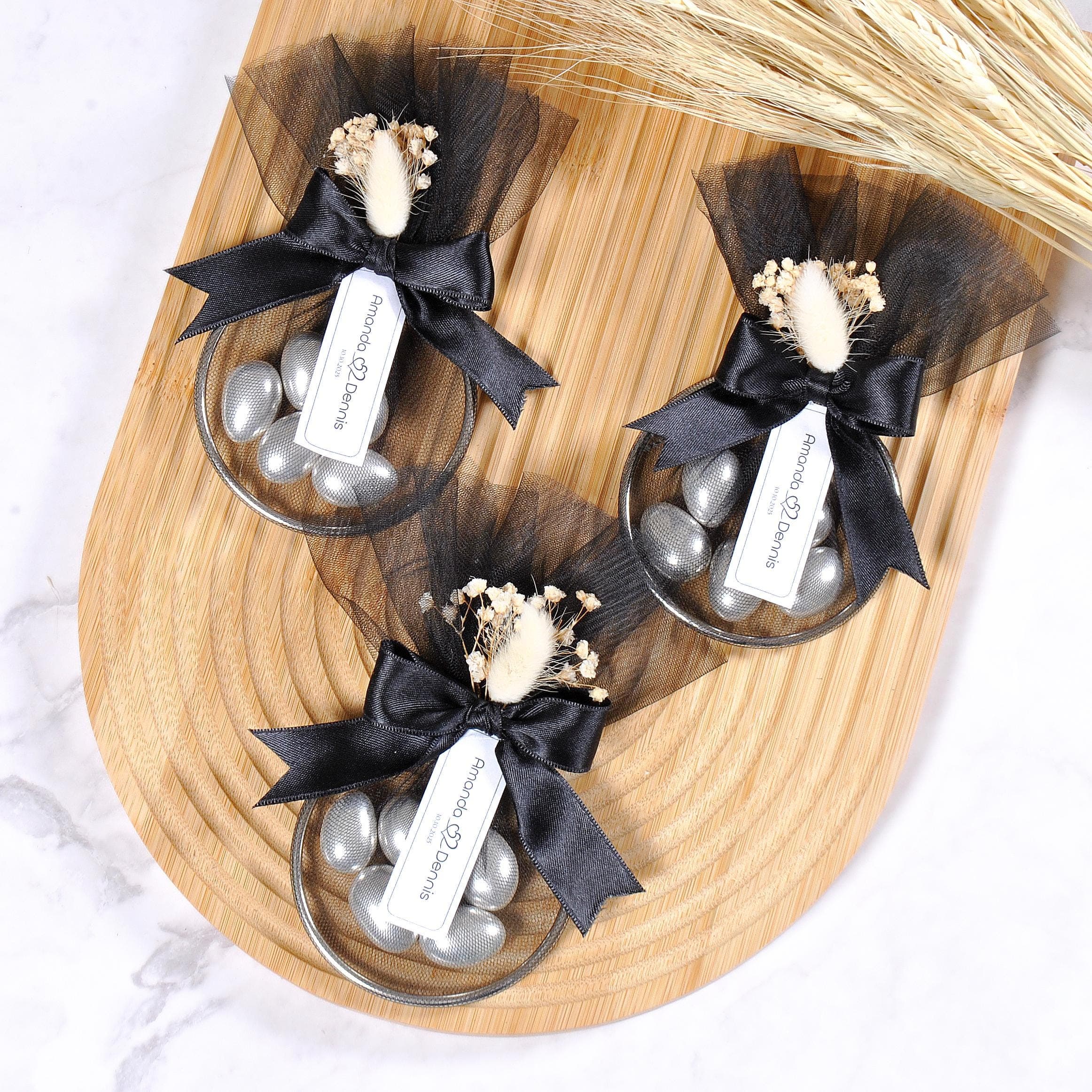 Personalized Wedding Favors: Chocolate Covered Almond Candy Gifts - image 5