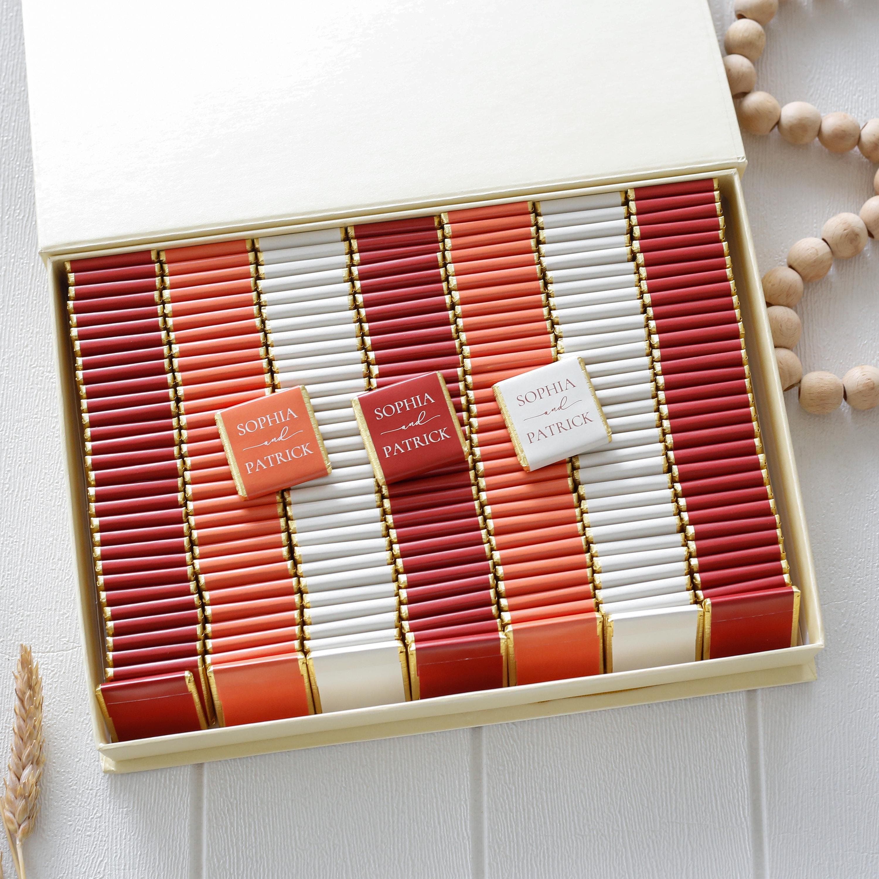 50 Pcs Wedding Chocolate, Wedding Chocolate Favors, Customized Chocolate, Favors For Guests, Wedding Favors, Engagement Chocolate, Nikkah - image 5