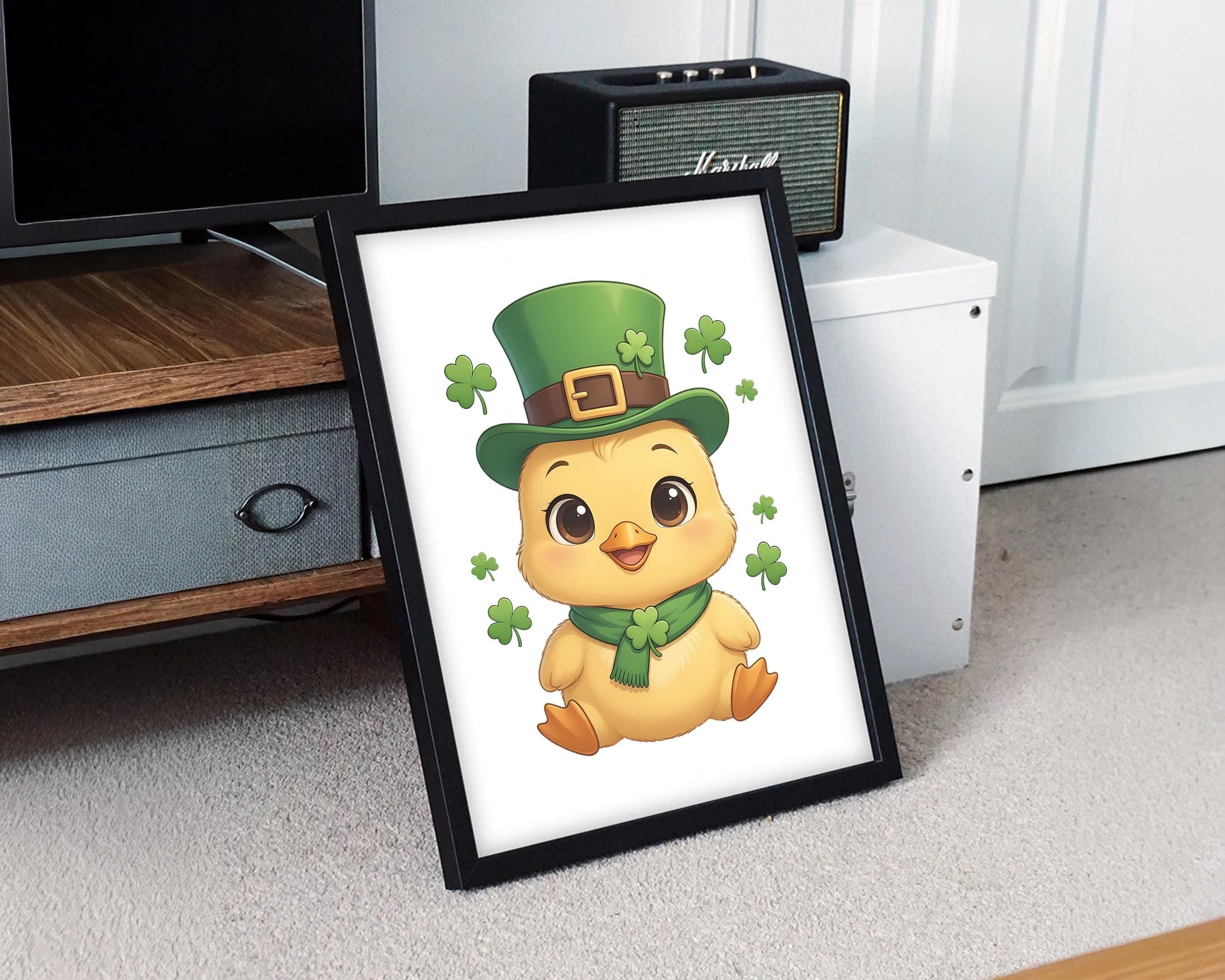 St. Patrick’s Day Cute Baby Animal Clipart Bundle | 35 Shamrock Leprechaun Animals PNG | Sublimation Design | Instant Download - image 5