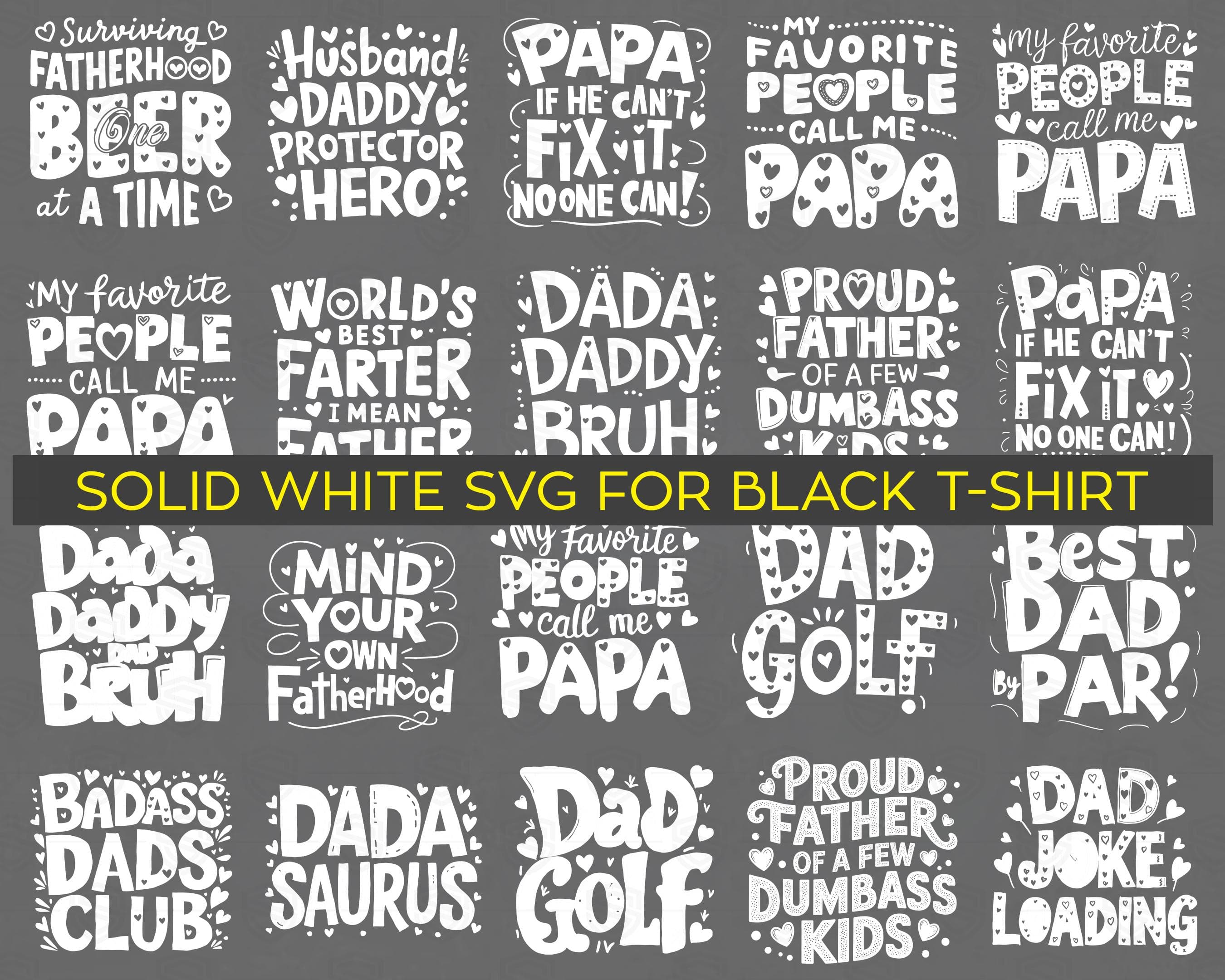 Father's Day Gift SVG Bundle for Dad, Best Dad Ever Quotes PNG, Dad Shirt Cricut Files, Sublimation Designs, Digital Download - image 4