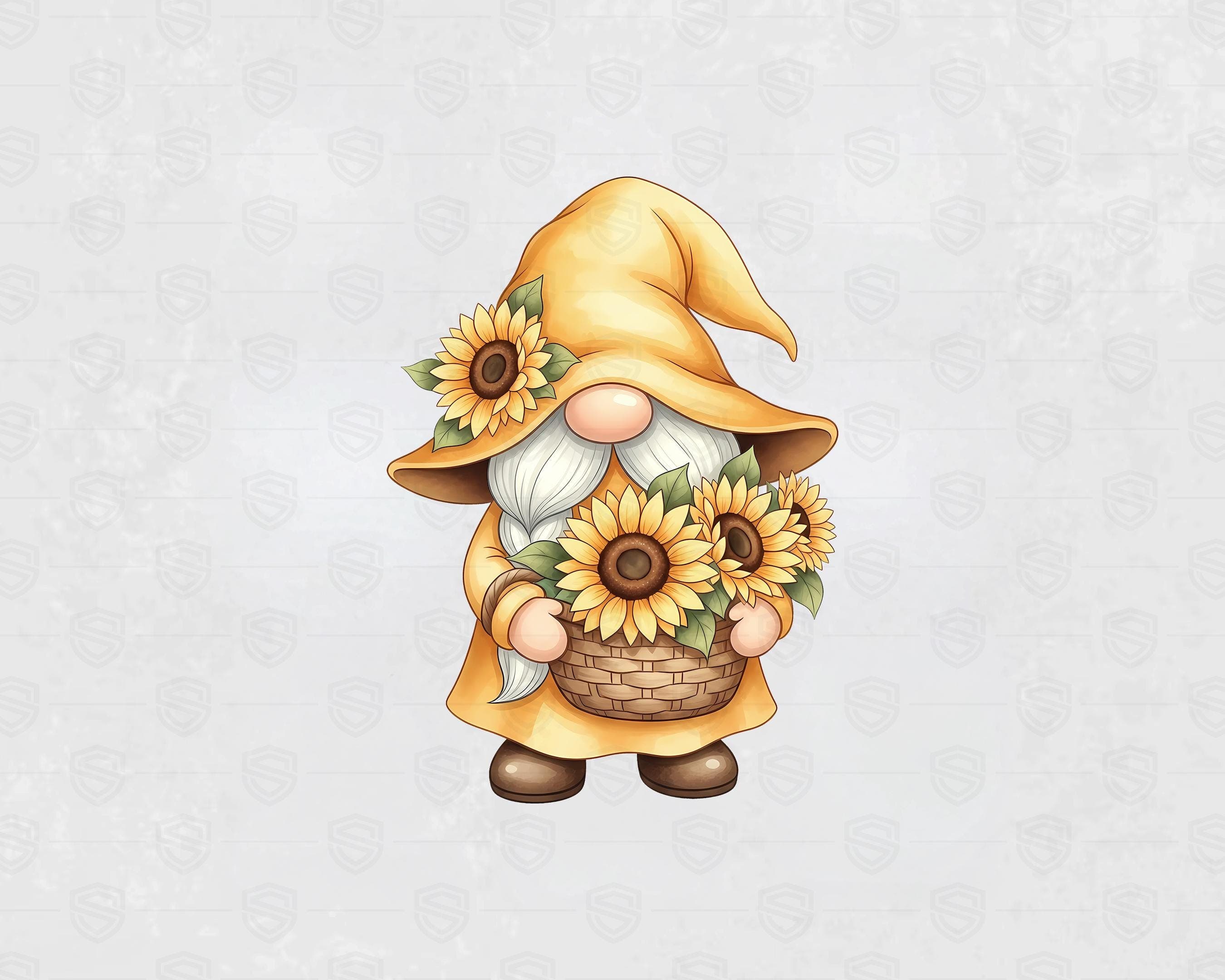 Sunflower Gnome PNG Bundle, Sunflower Gnome Clipart, Summer Gnome Bundle, Gnome Sublimation, 25+ Cute Gnomes PNG - image 5