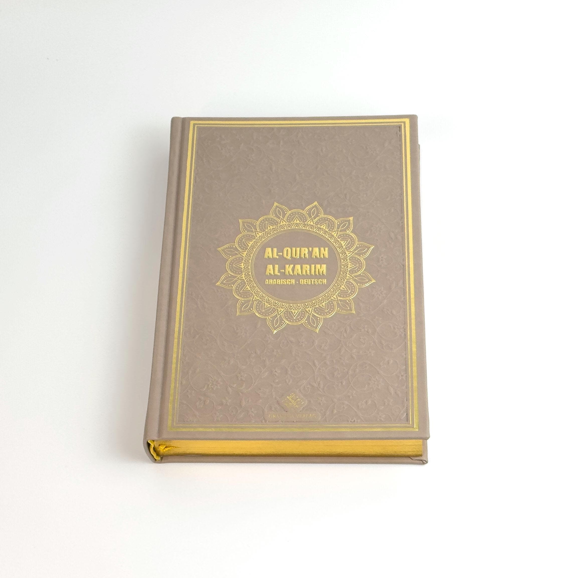 Arabic German Quran: Bubenheim Edition with Gold Embossed Cover - image 3