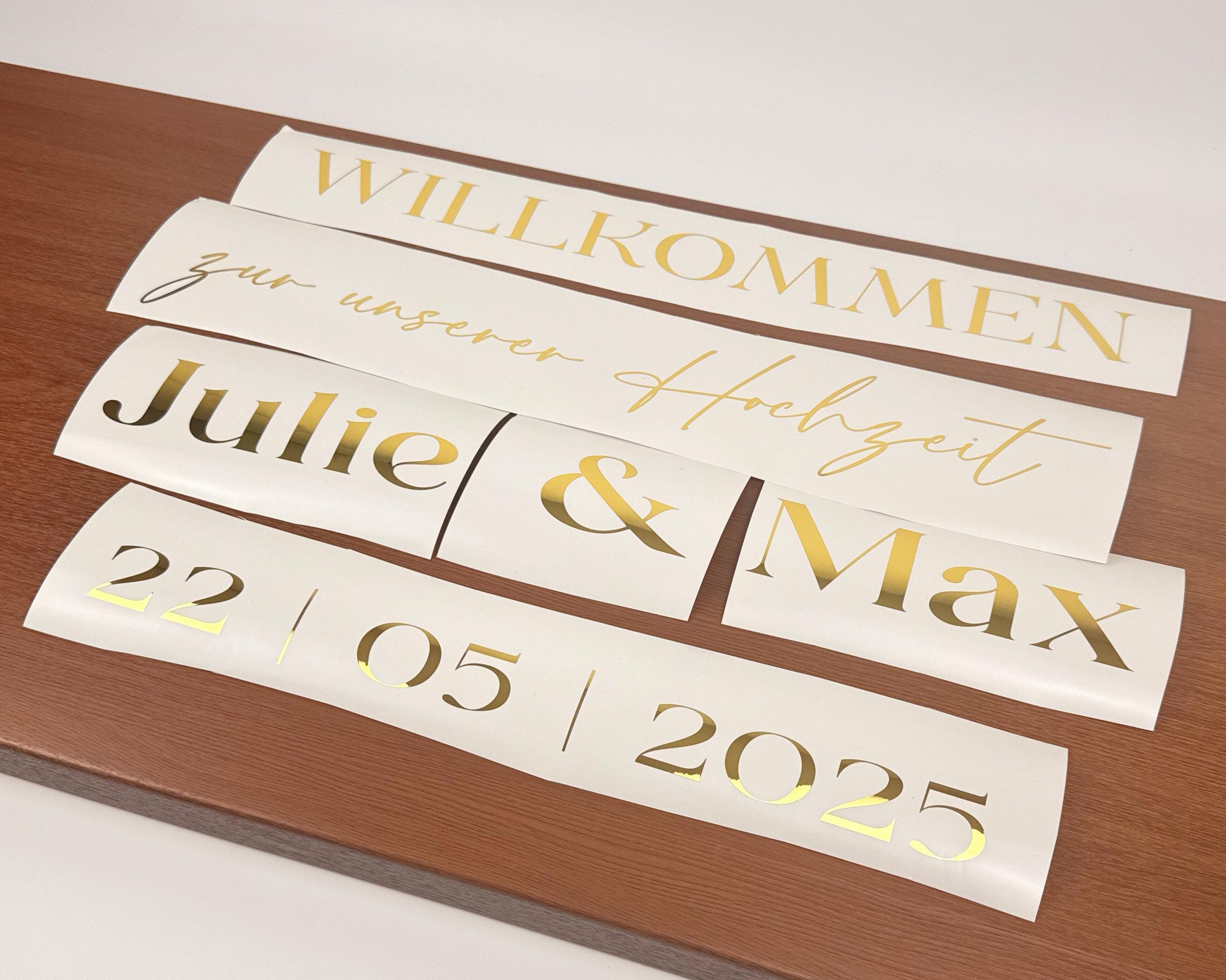 Custom Wedding Stickers for Mirror, Acrylic plaques. Sign Decal Bundles Welcome to our beggining - image 5
