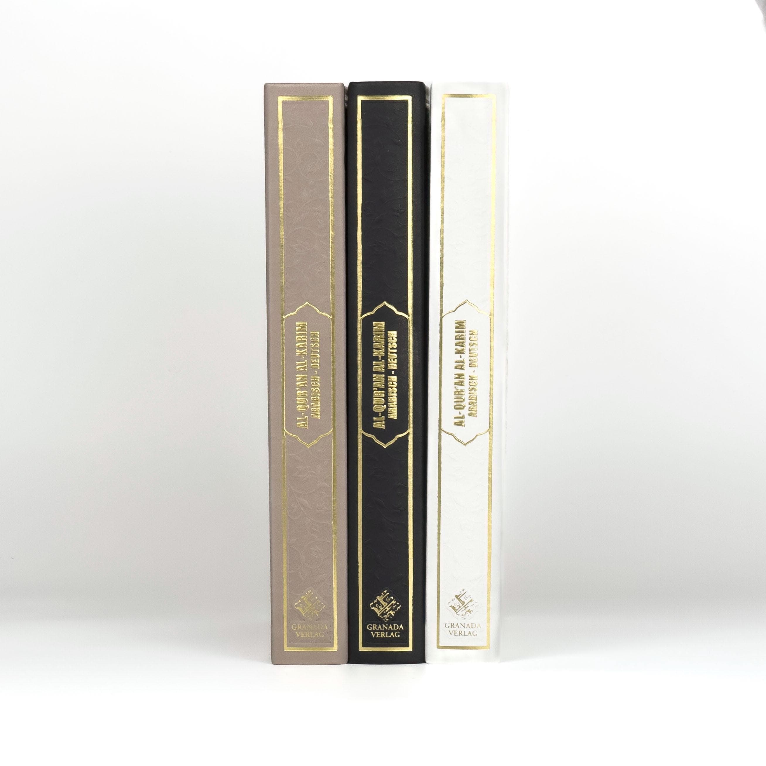 Arabic German Quran: Bubenheim Edition with Gold Embossed Cover - image 5