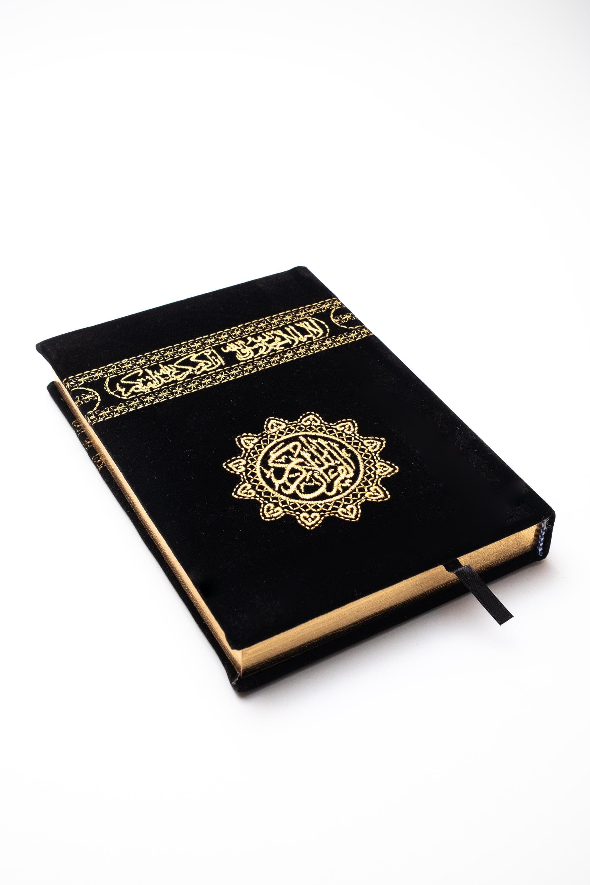 Qur’an Arabic Kaaba Velvet with Gold Embroidery - image 5