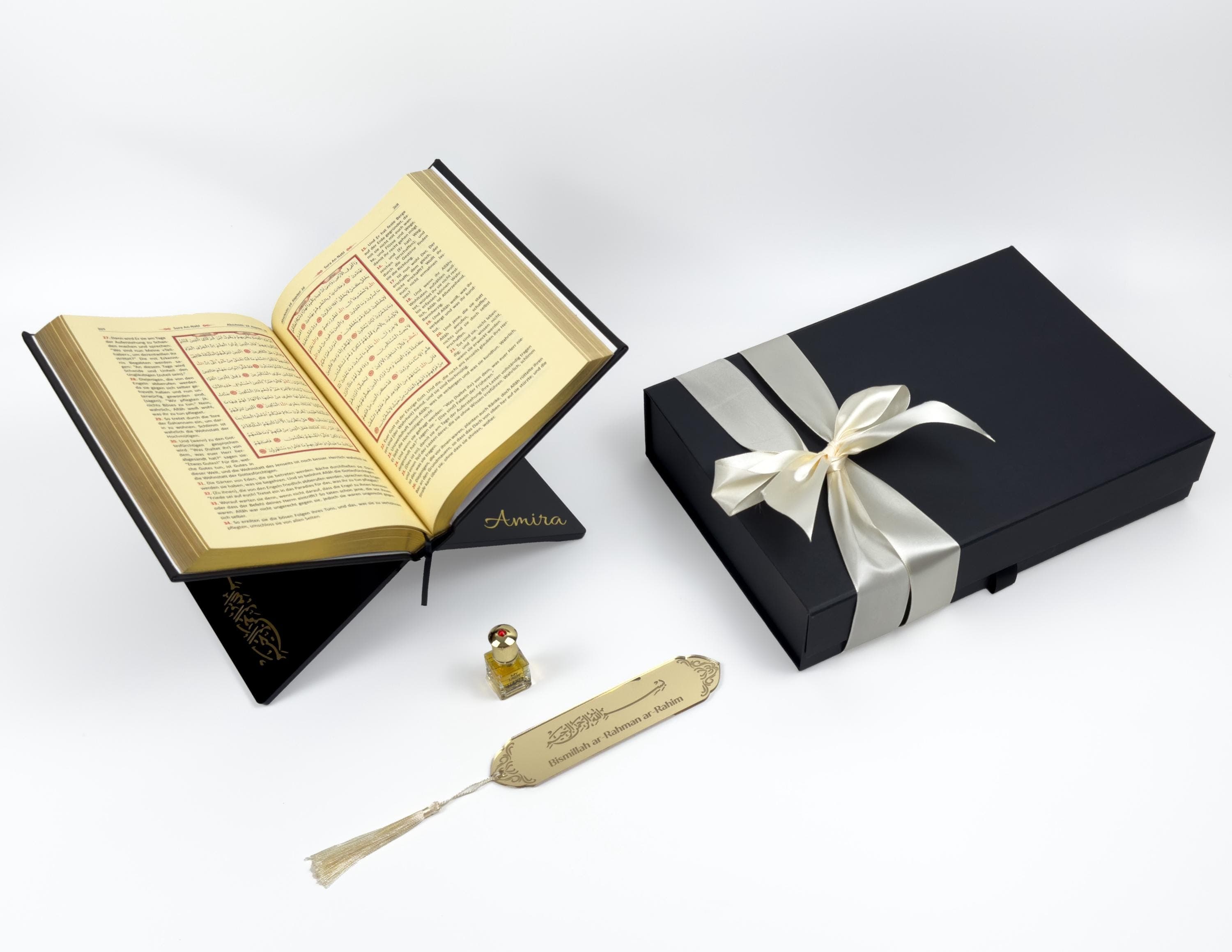 Personalized Quran Gift Box: Arabic-German, Ramadan Eid Nikah Gift - image 3