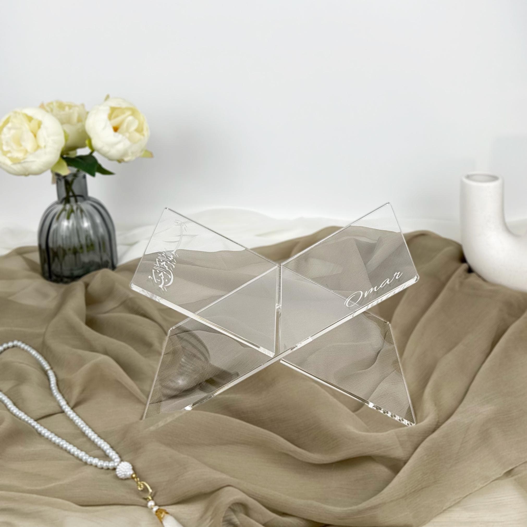 Transparent  Quran Holder Custom with name & Bismillah, Ramadan and Eid - image 5