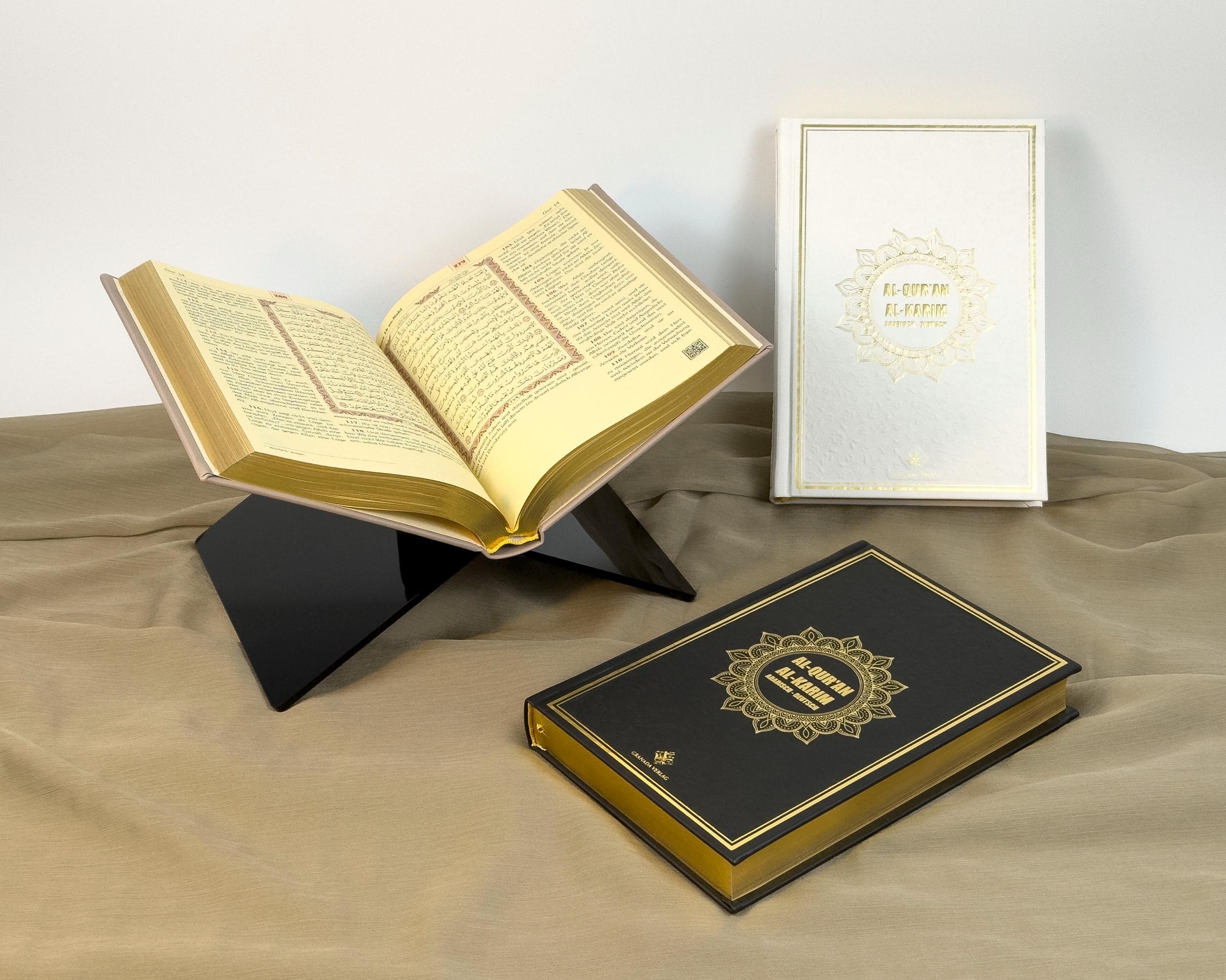 German Arabic Quran : Bubenheim Edition, Gold Embossed Hardcover, Terracota - image 5