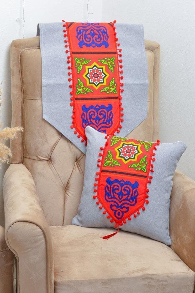 Ramadan Runner; Pillow cases; cushion; Living Room; Decor; Muslim; Eid; Home, Set, Dining; Pillow; Mat - image 4
