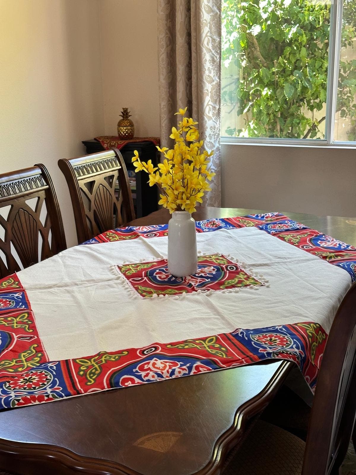 Ramadan Tablecloth; Table Cover; Runner; Decor; Muslim; Eid; Home, Set, Dining; Pillow; Mat
