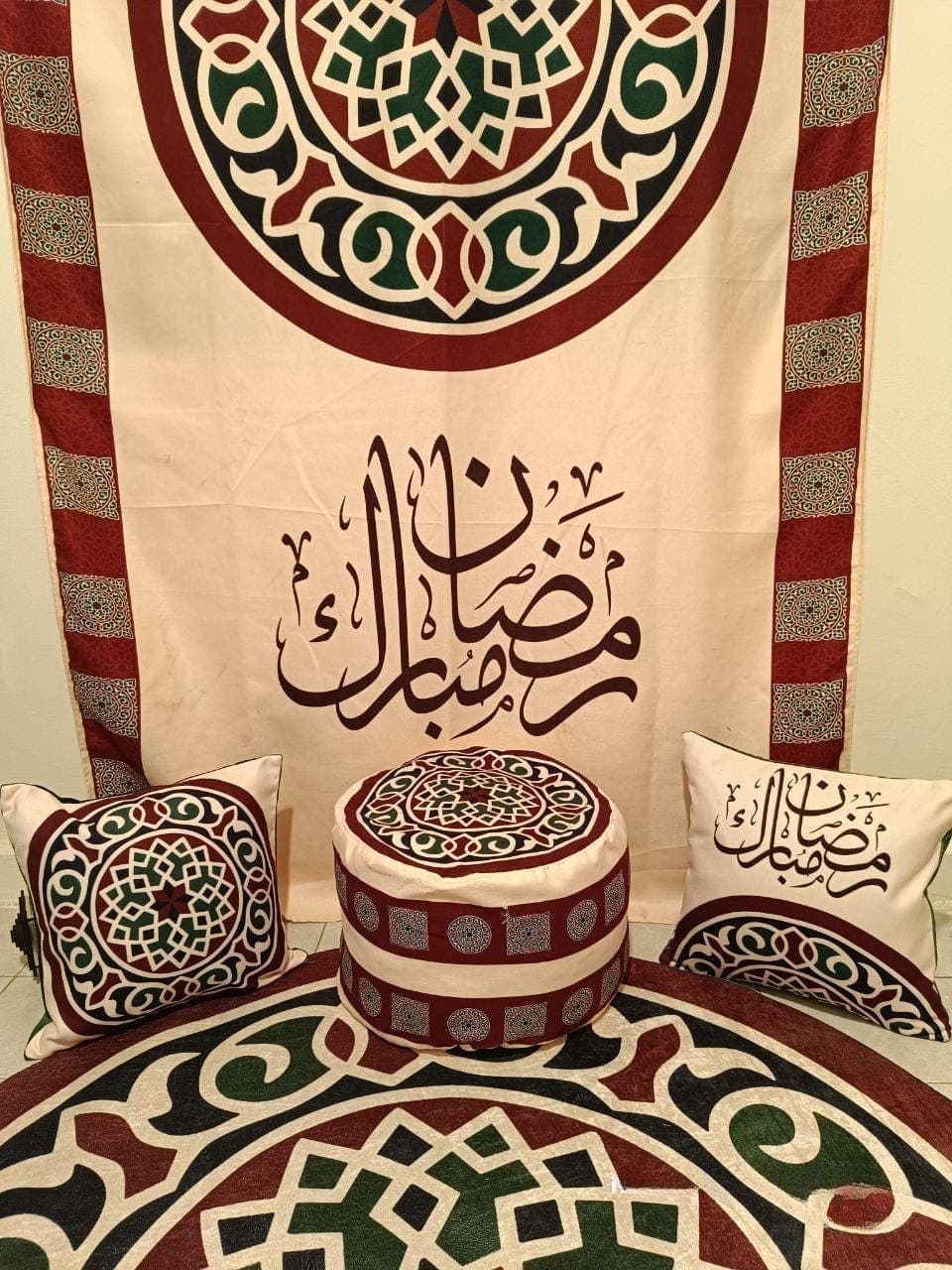 Ramadan Backdrop; Curtain; Corner; Tablecloth; Table Cover; Runner; Decor; Muslim; Eid; Home, Set, Dining; Pillow; Mat - image 4