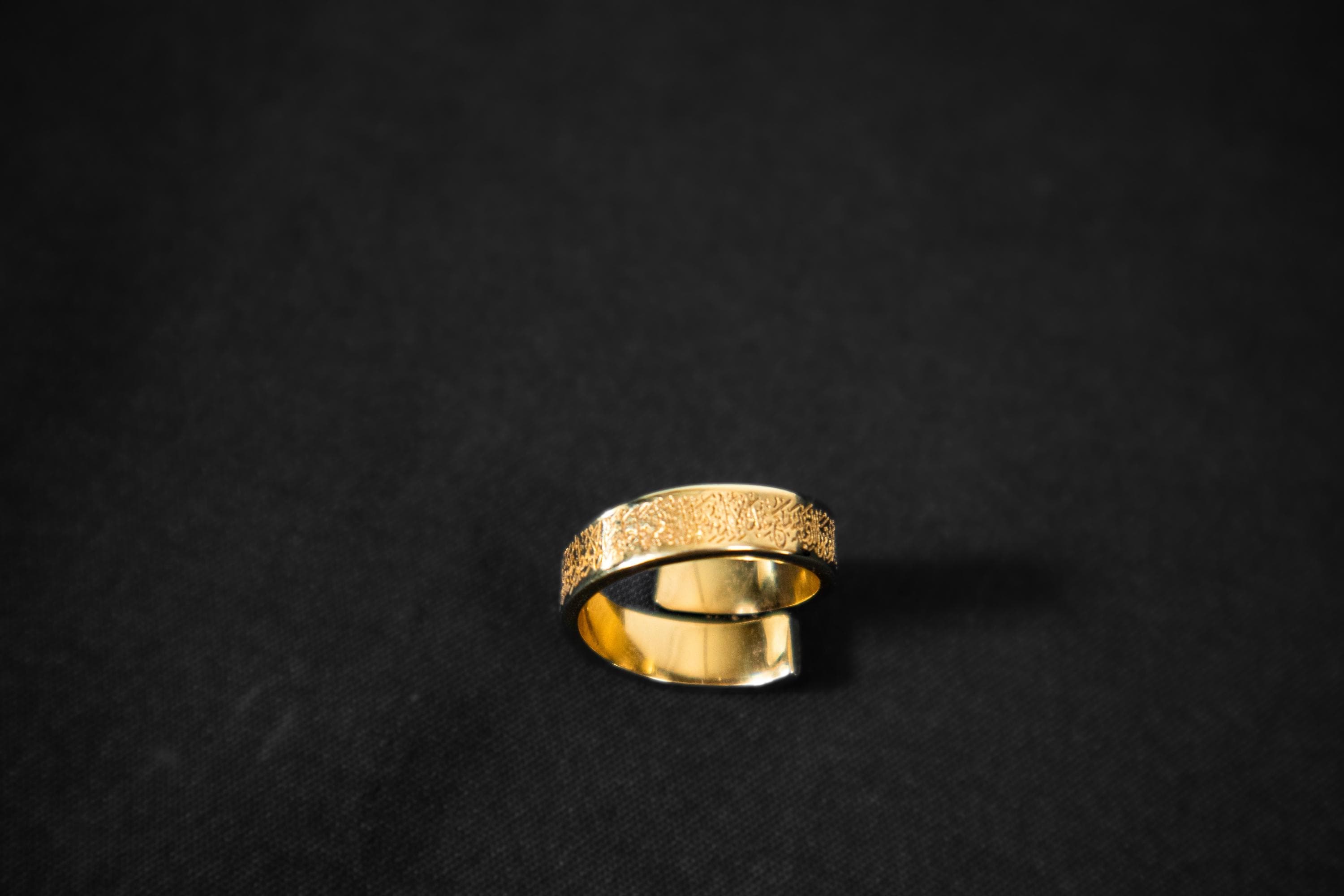 Ayatul Kursi Ring; 24k Gold-Plated; Islamic Calligraphy Jewelry; Quran Ring; Muslim Gift; Protection Jewelry; Eid Gift; Dainty; For Her