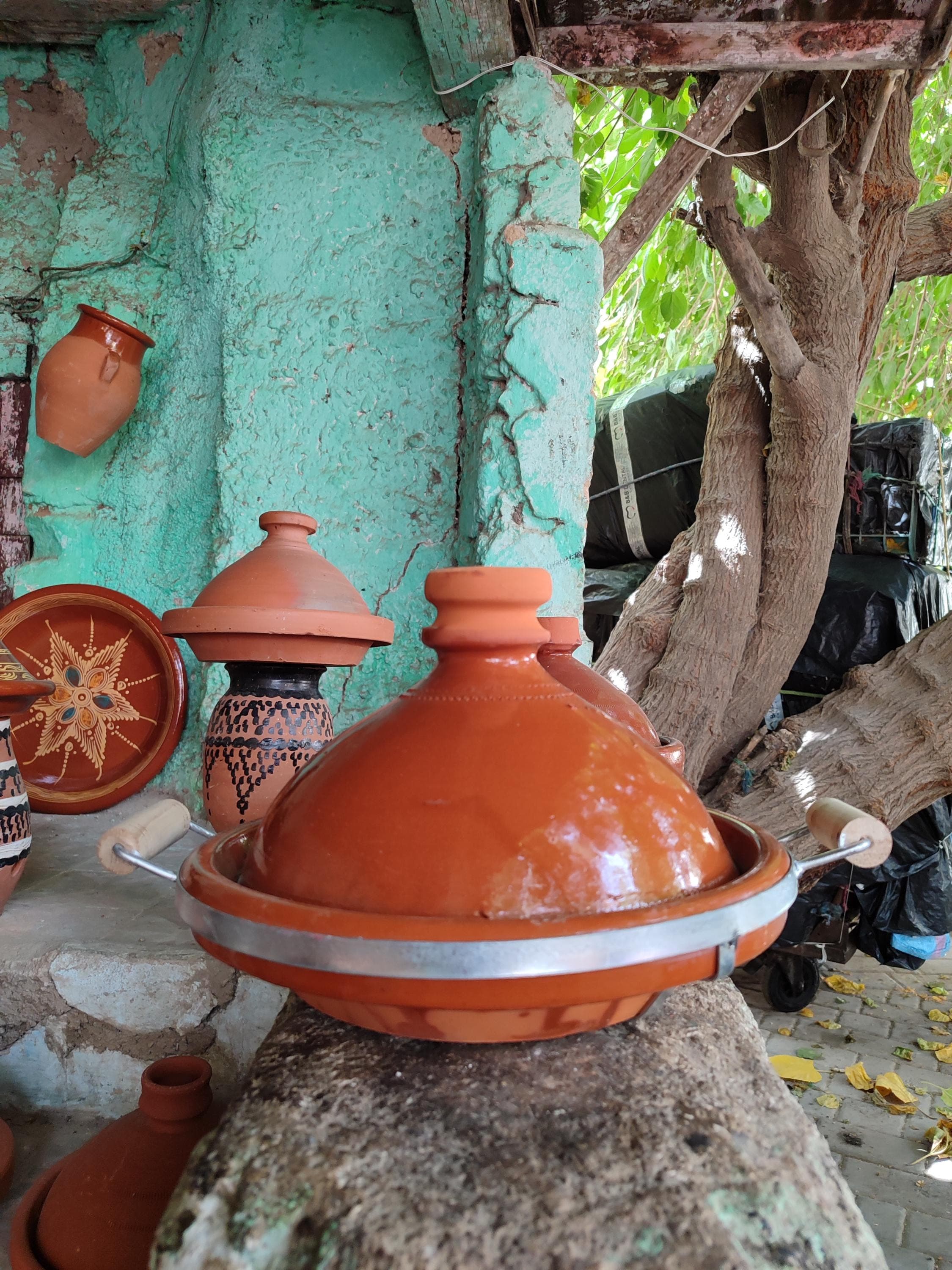 Handmade Moroccan Tagine Pot: Berber Art Clay Cookware
