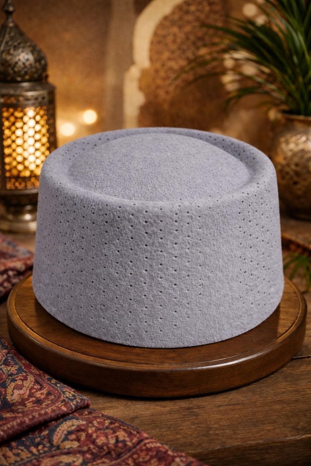 This moroccan traditional hat collection features our finest fez morocco styles in three essential colors: classic red fez, sophisticated black fez, and elegant white fez. Each traditional fez cap is handcrafted from premium felt, featuring the iconic cylindrical shape and silk tassel that defines authentic tarboush design. Available in custom size fez options for the perfect fit, these cultural headwear pieces are suitable for moroccan costume