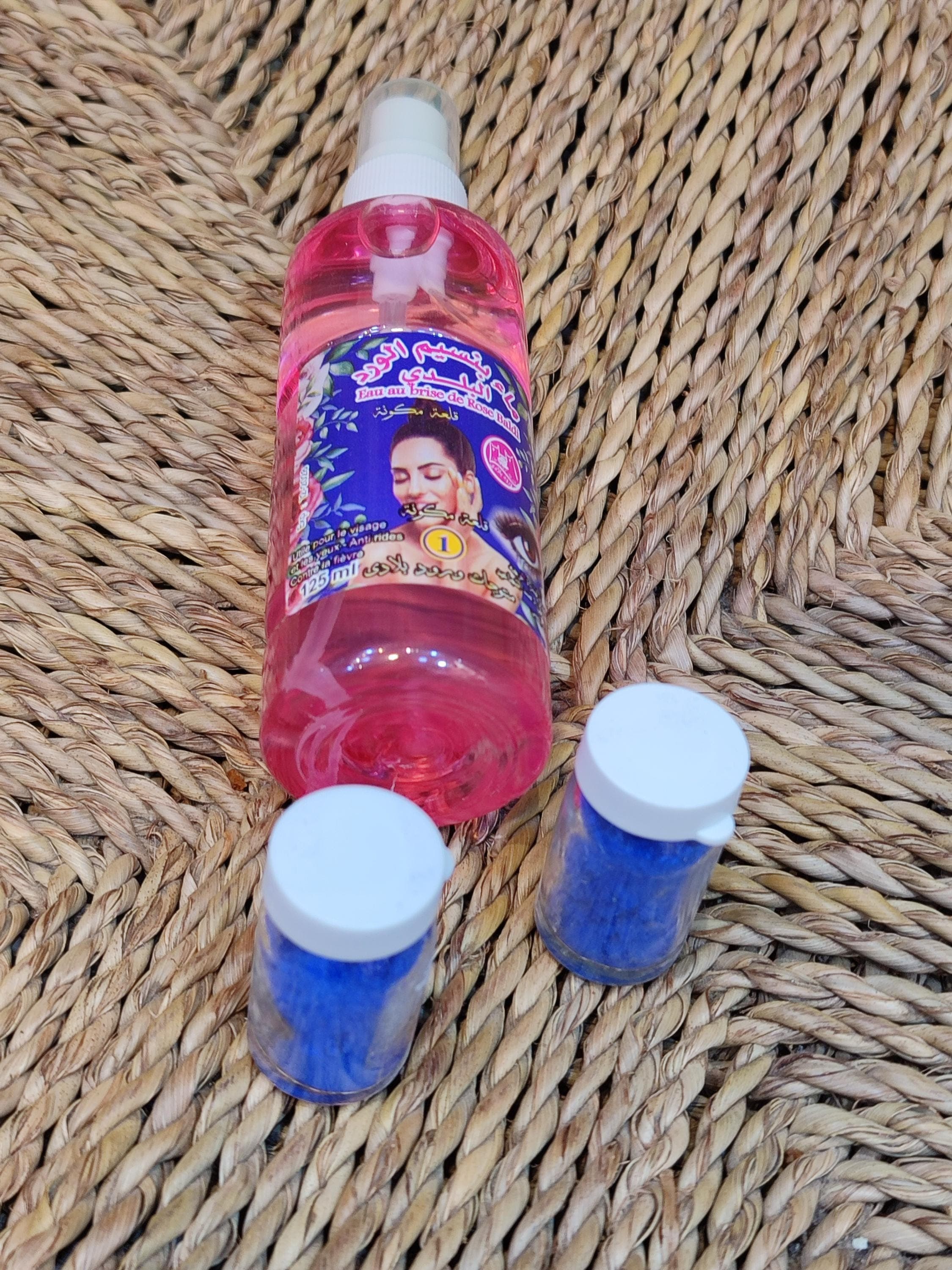 Moroccan Blue Nila Powder Face Mask: Rose Water & Sahara Indigo