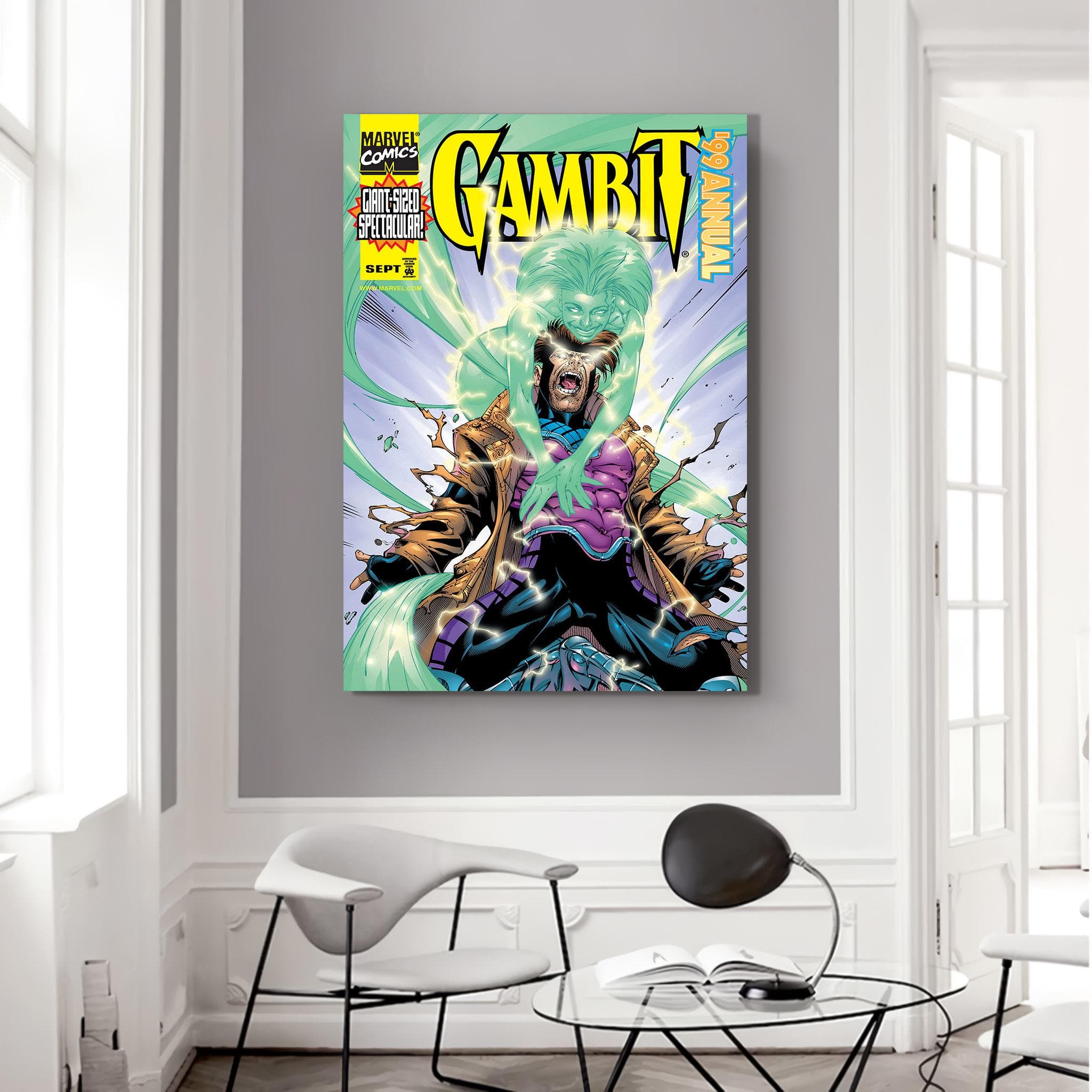 X-Men Canvas, Gambit And Rogue Canvas, X-Men Comics Canvas, Comic Art Print,X-Men Comic Covers,Cartoon Art Picture,Wall Decor,X-Men Wall Art