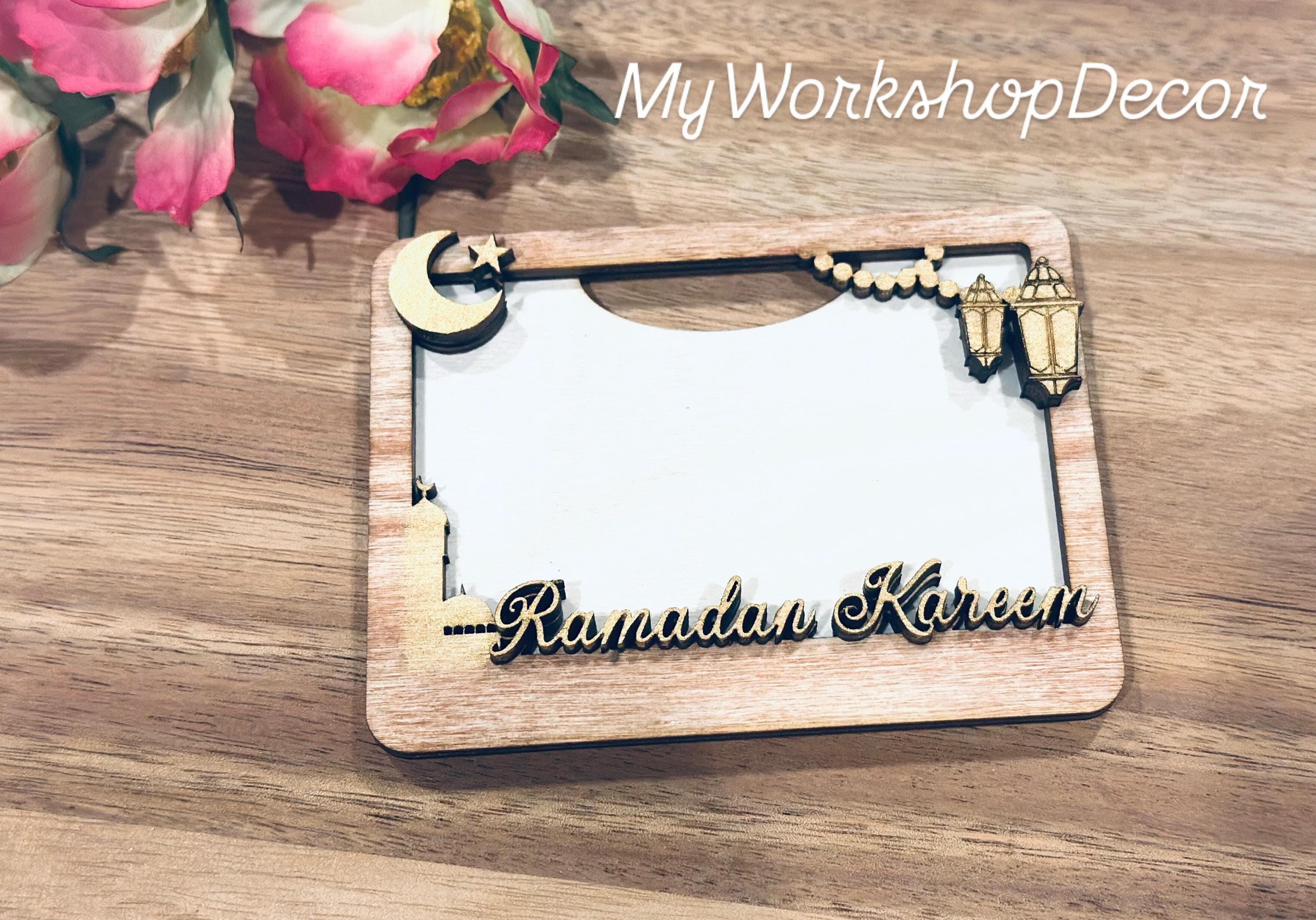 Personalized Ramadan Eid Frame Fridge Magnet, Photo Frame, Gift for Mom Gift, Kids Photo Fridge