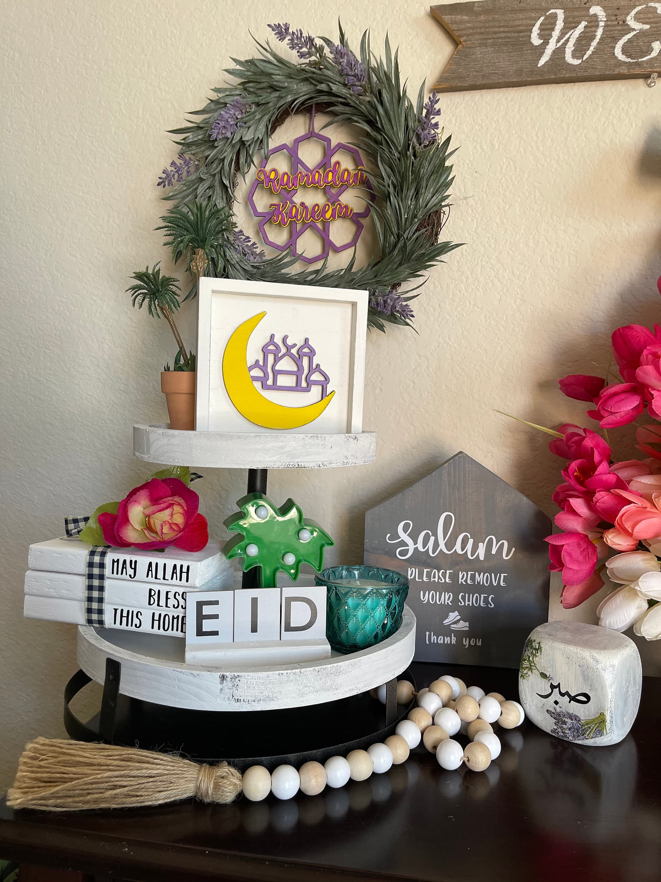 Ramadan Mubarak sign, Ramadan Decor, Eid Decor, Islamic Decor - image 4