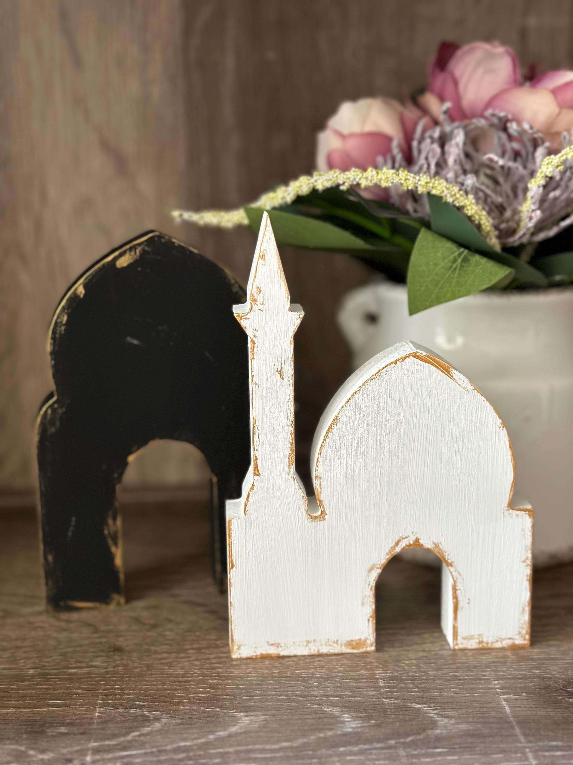 Ramadan Mosque Tiered Tray Decor Mosque Eid Decor Craft Eid Islamic Gift DIY Gift Masjid - image 3