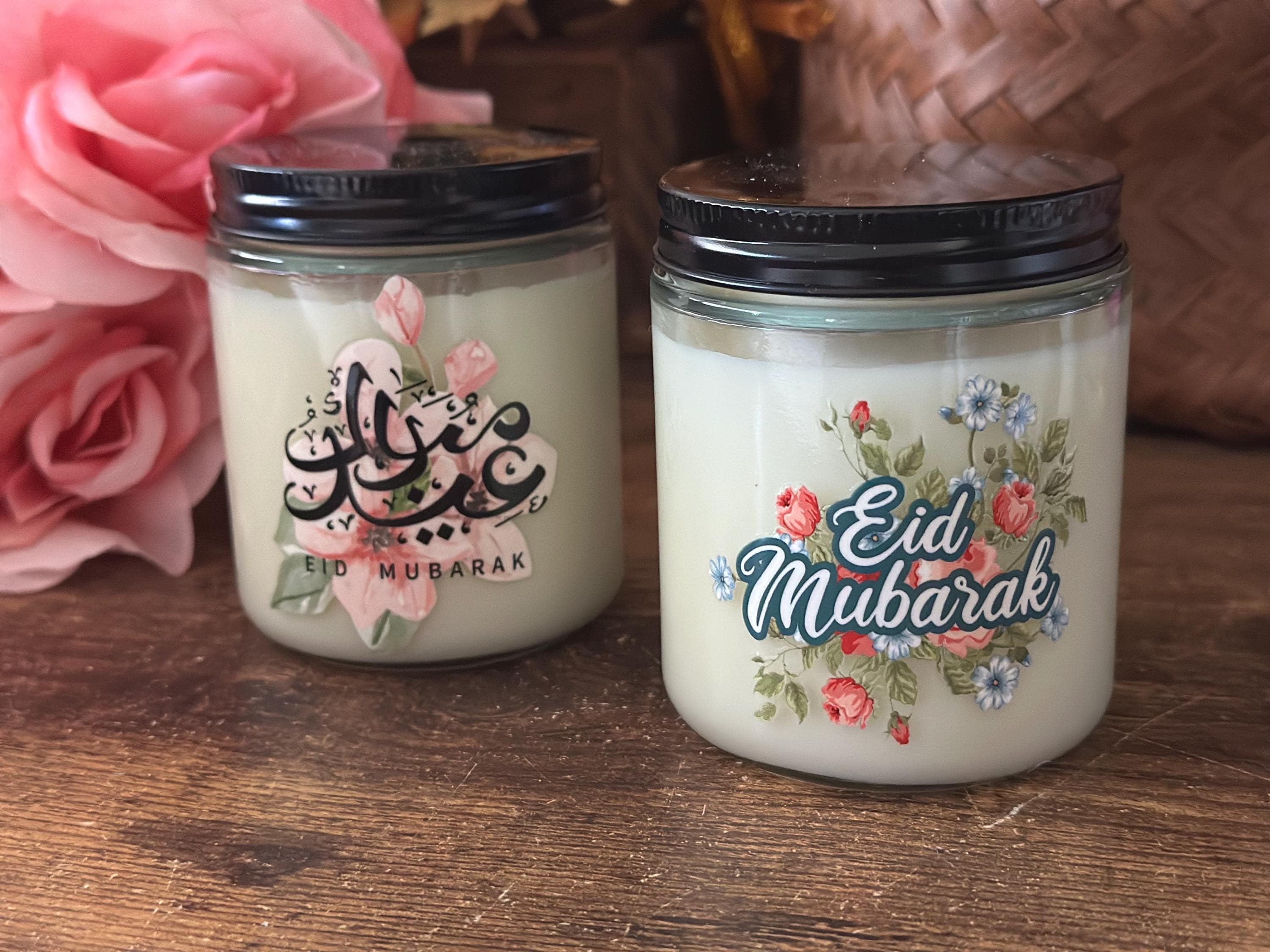 Scented Ramadan Candle Ramadan Eid Islamic Decor Gift Eid Candle Decor Gift Basket Wedding Favor 8oz
