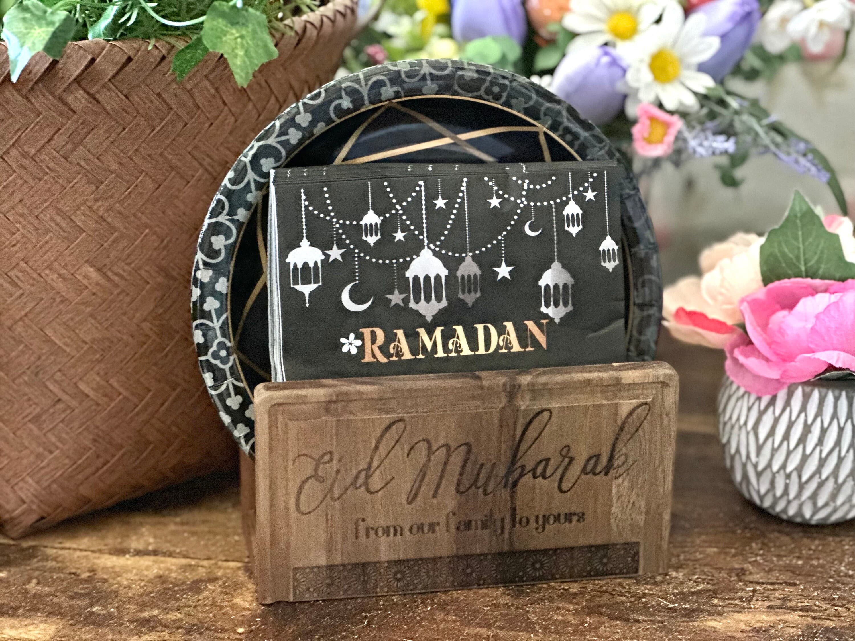 Eid Mubarak Napkin holder, Ramadan Decor, Eid Decor