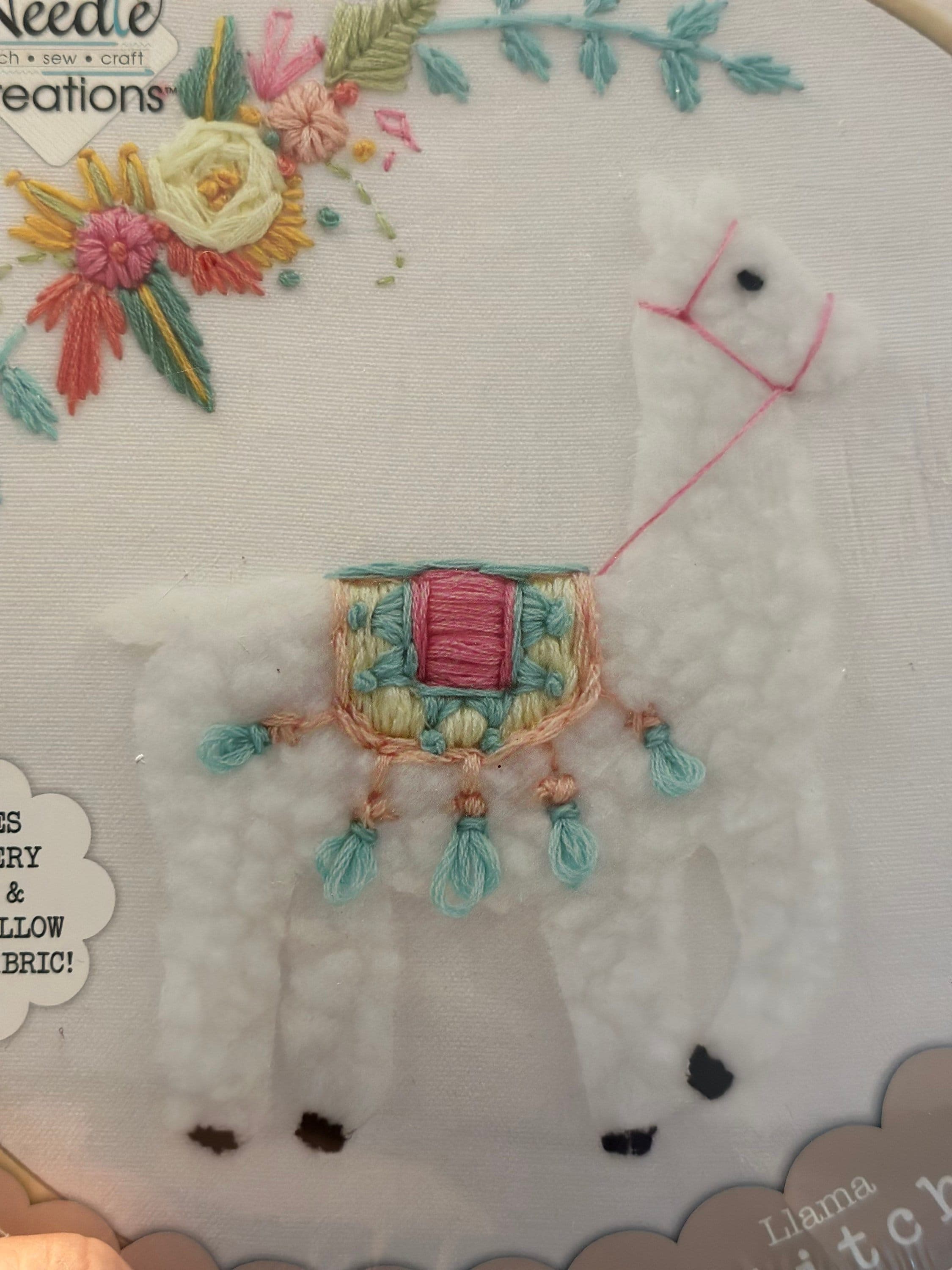 DIY Embroidery Craft, Llama Craft, Ramadan decor, Craft for Teens, Craft for Preteens, Ramadan Gift - image 3