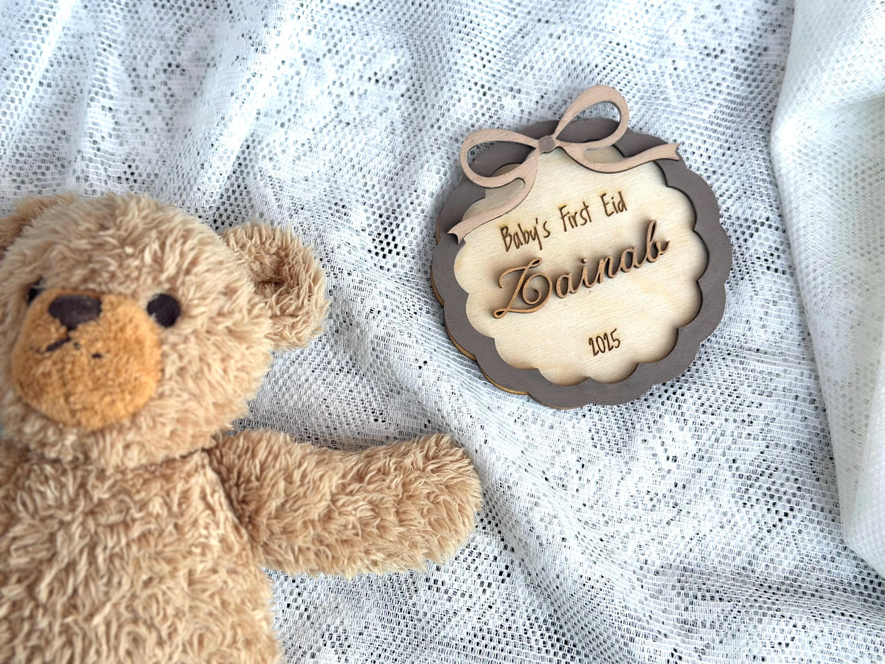 Personalized Baby’s First Eid Tag, Baby Keepsake, My First Ramadan - image 4