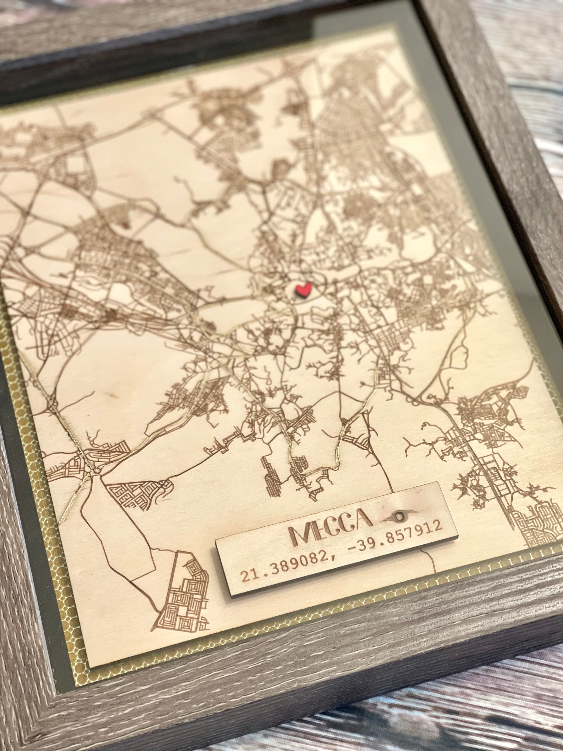 Mecca Laser Engraved Decor, Ramadan Gift, Eid Decor - image 3