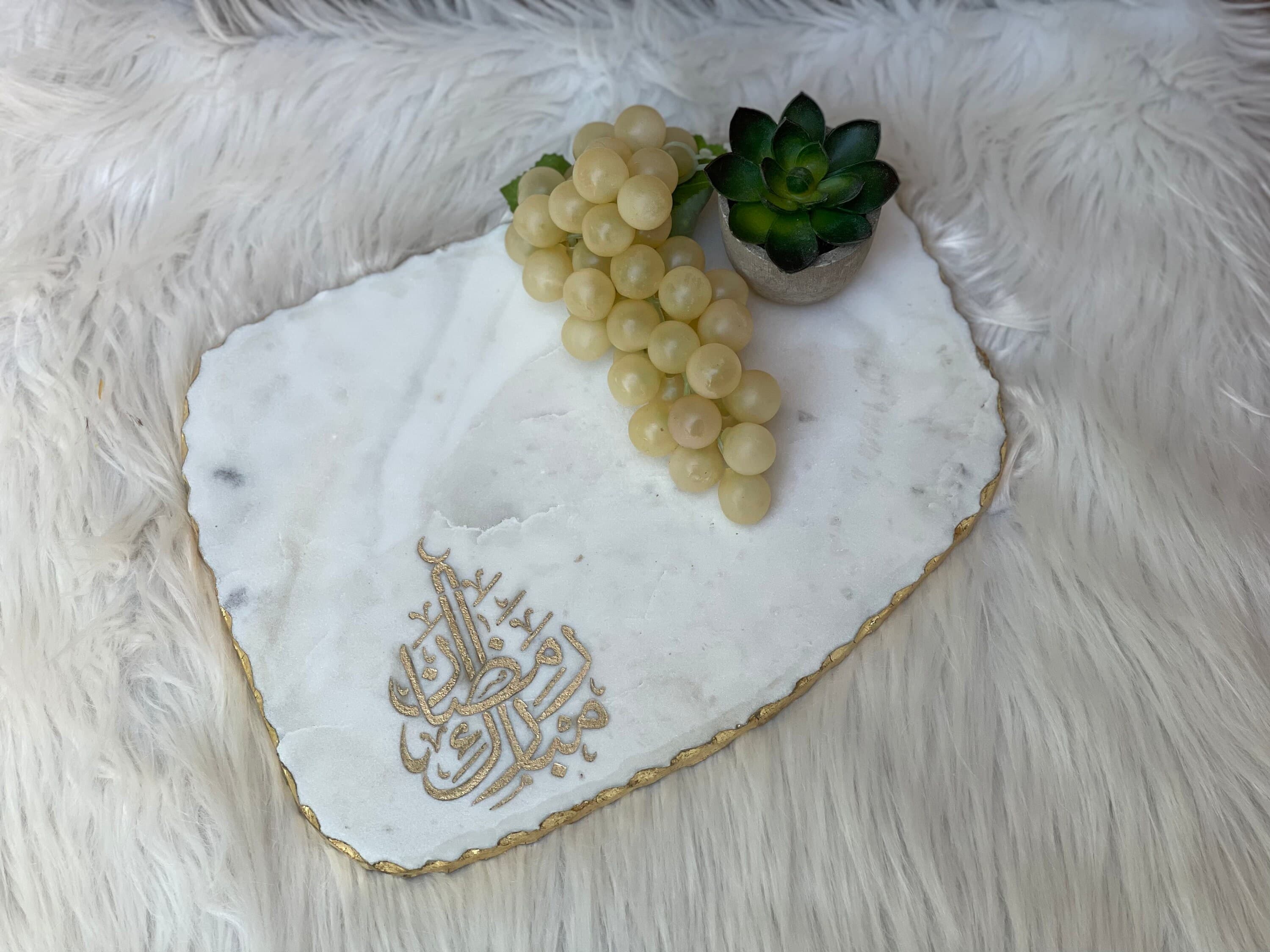 Ramadan Kareem, Ramadan Mubarak, Marble slab, Cutting board, Charcuterie Board - image 3