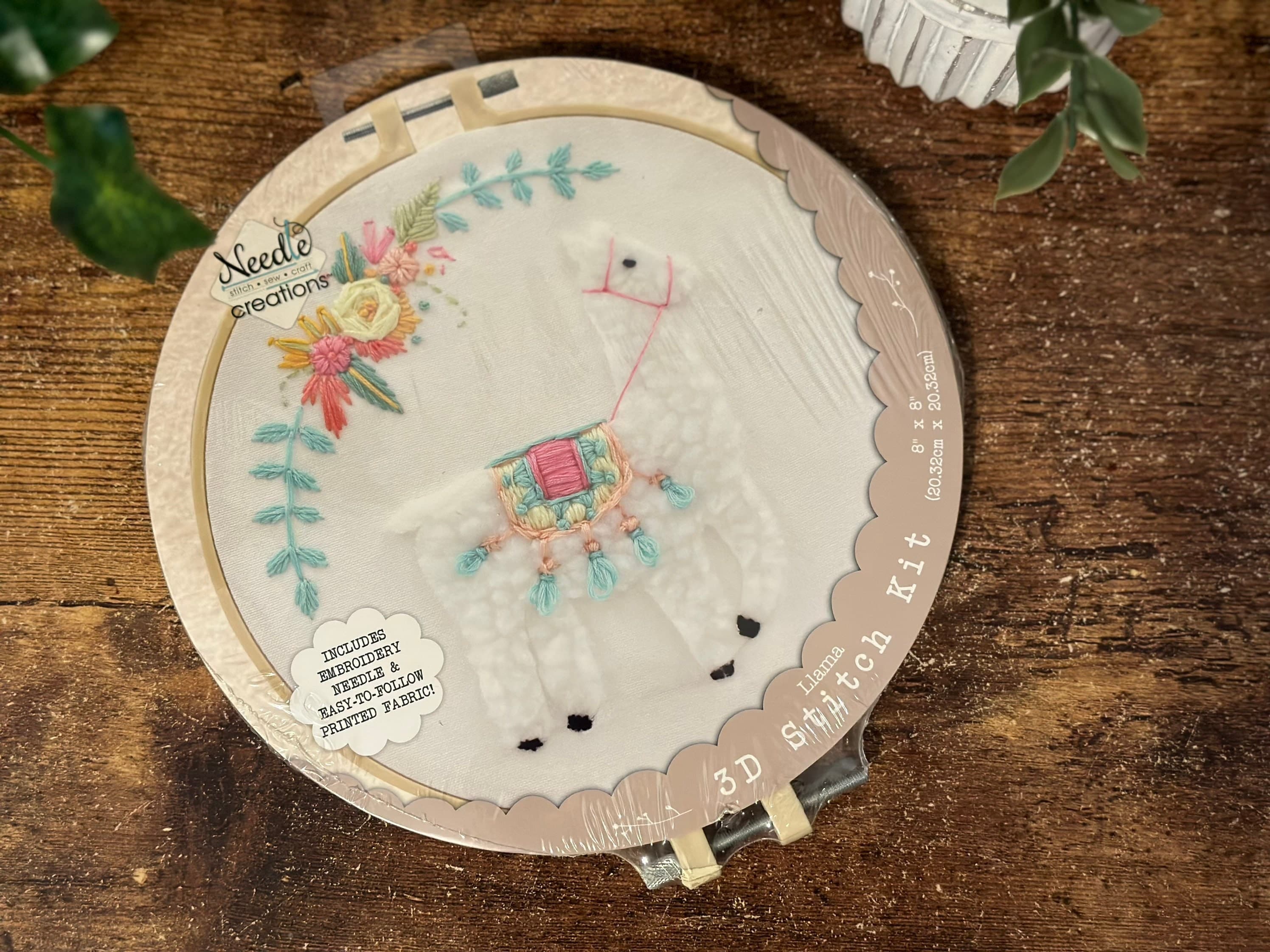 DIY Embroidery Craft, Llama Craft, Ramadan decor, Craft for Teens, Craft for Preteens, Ramadan Gift