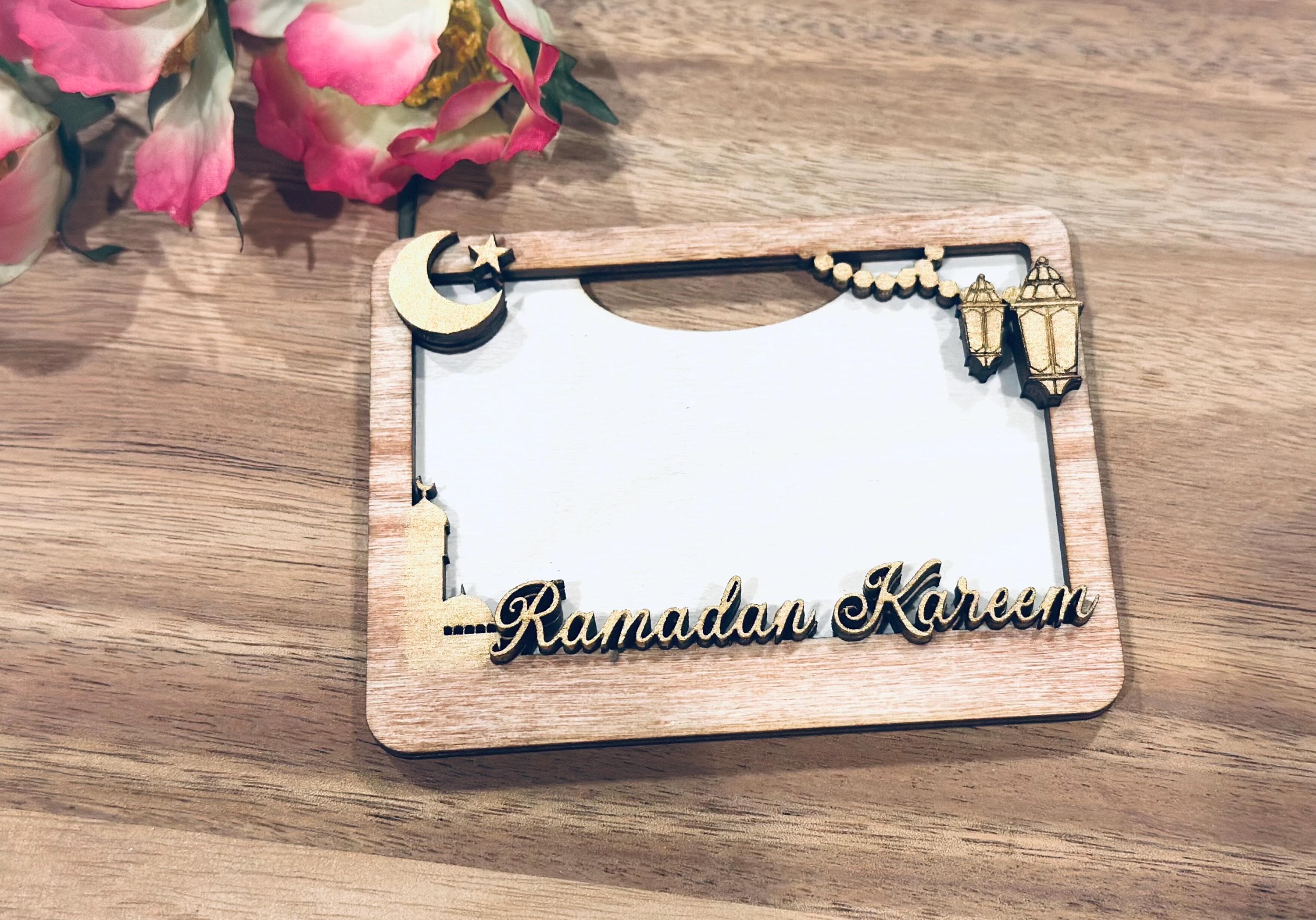 Personalized Ramadan Eid Frame Fridge Magnet, Photo Frame, Gift for Mom Gift, Kids Photo Fridge - image 4