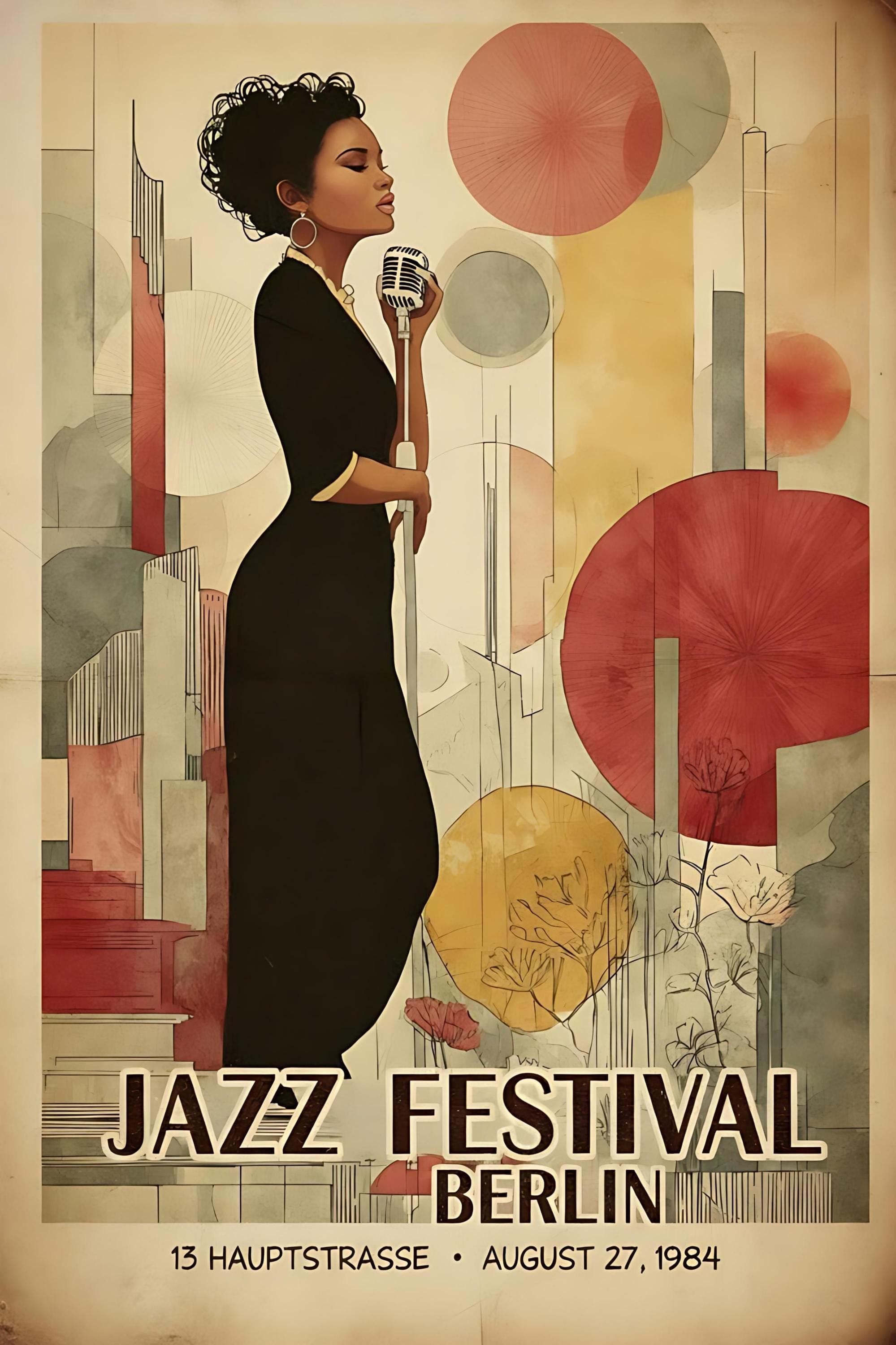 Bauhaus Jazz Festival Poster – Berlin 1984, Vintage Music Print - image 5