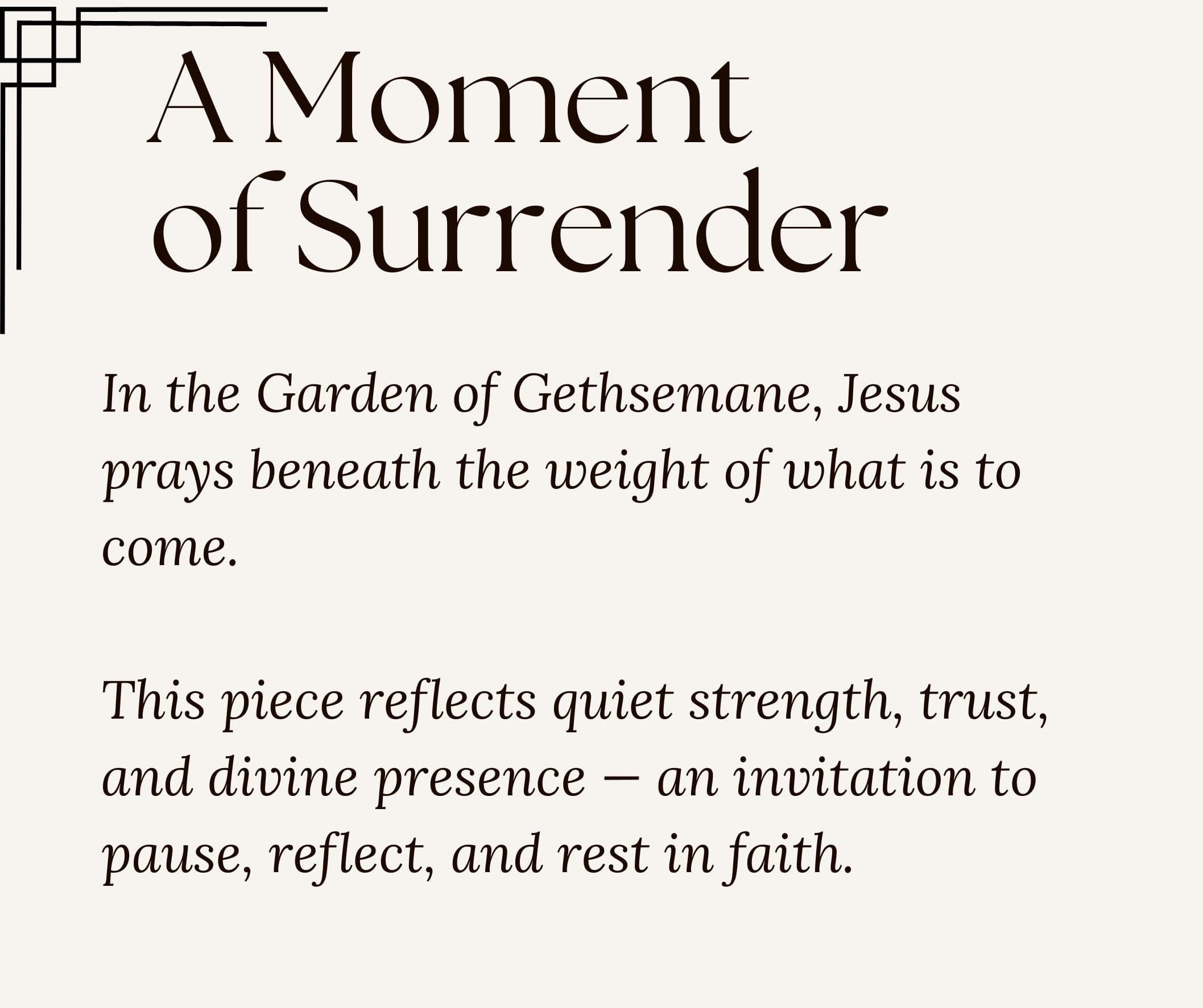 Jesus Praying Gethsemane Fine Art Poster, Christian Wall Art, Faith Print - image 5