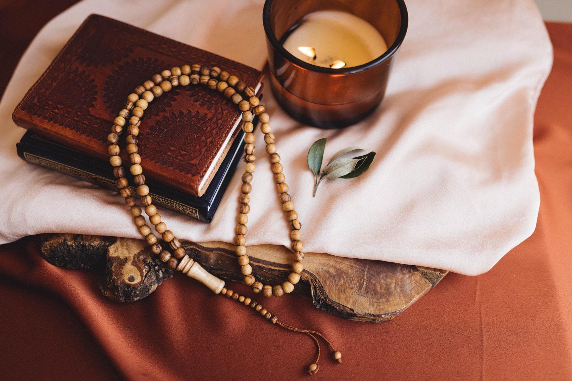 Tasbih mit Olivenholzperlen aus Palästina - 99 Perlen - image 3