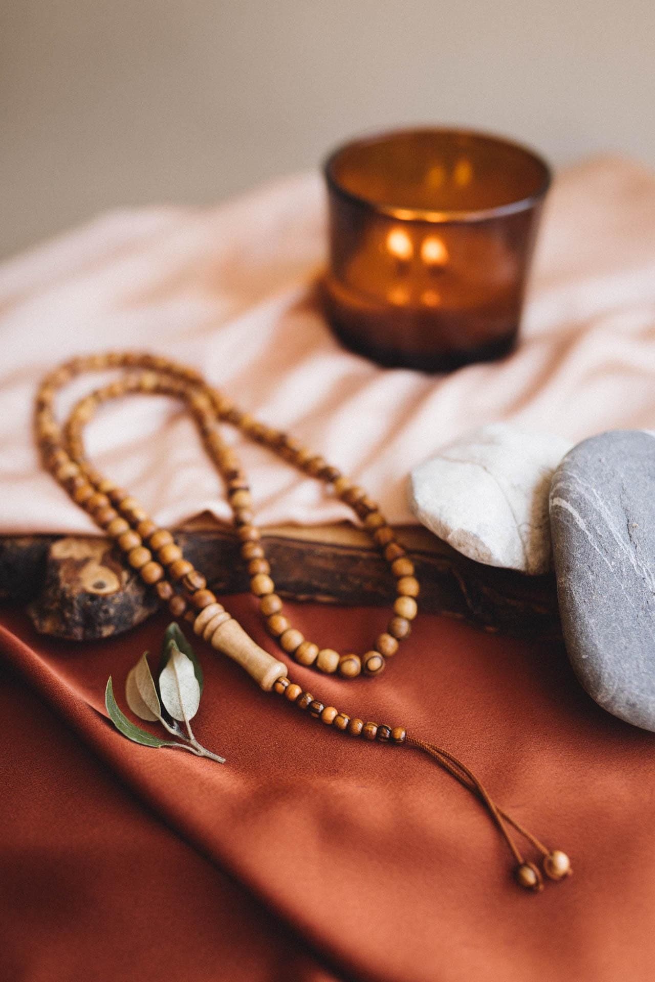 Tasbih mit Olivenholzperlen aus Palästina - 99 Perlen - image 4