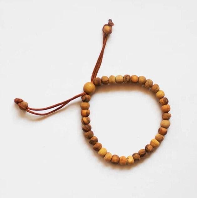 Tasbih Armband mit Olivenholzperlen aus Palästina - image 3