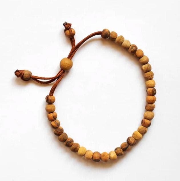 Tasbih Armband mit Olivenholzperlen aus Palästina