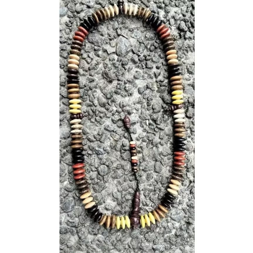 Buddhist Prayer Beads  108 Beads  Rare 9 Sacred Woods  16×7 mm