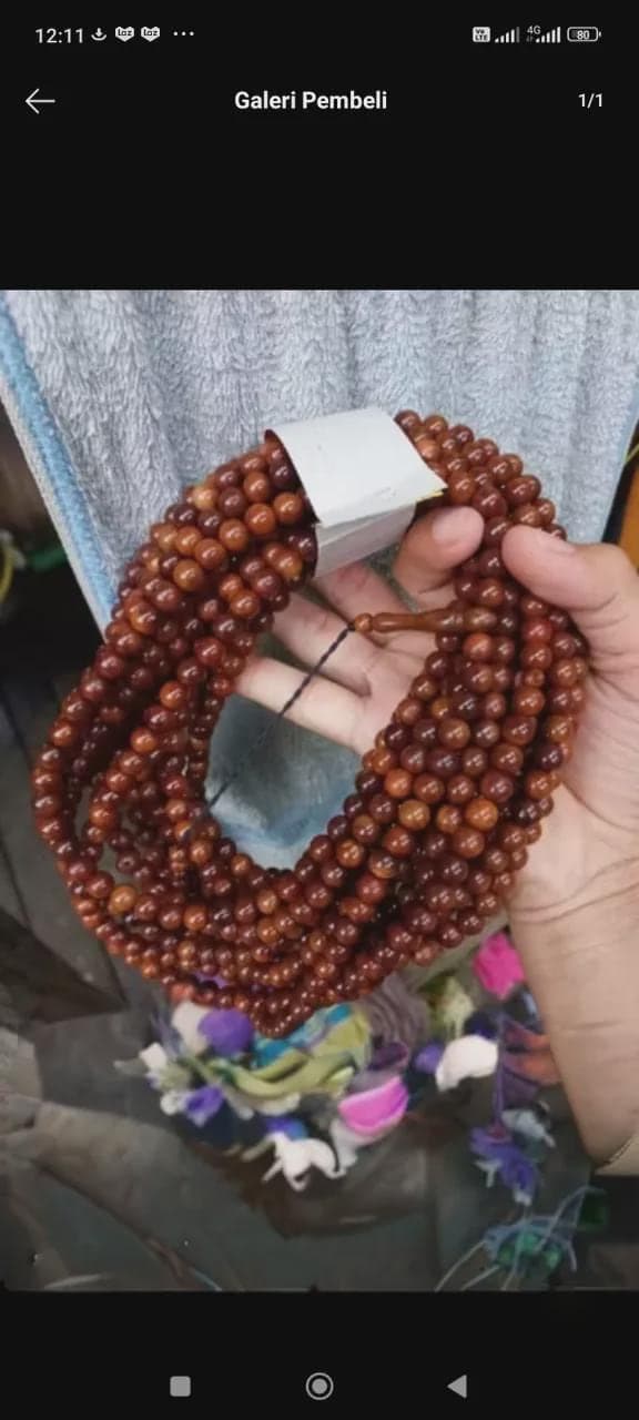 Kokka Wood Tasbih: 1000 Bead Islamic Prayer Beads for Dhikr - image 4