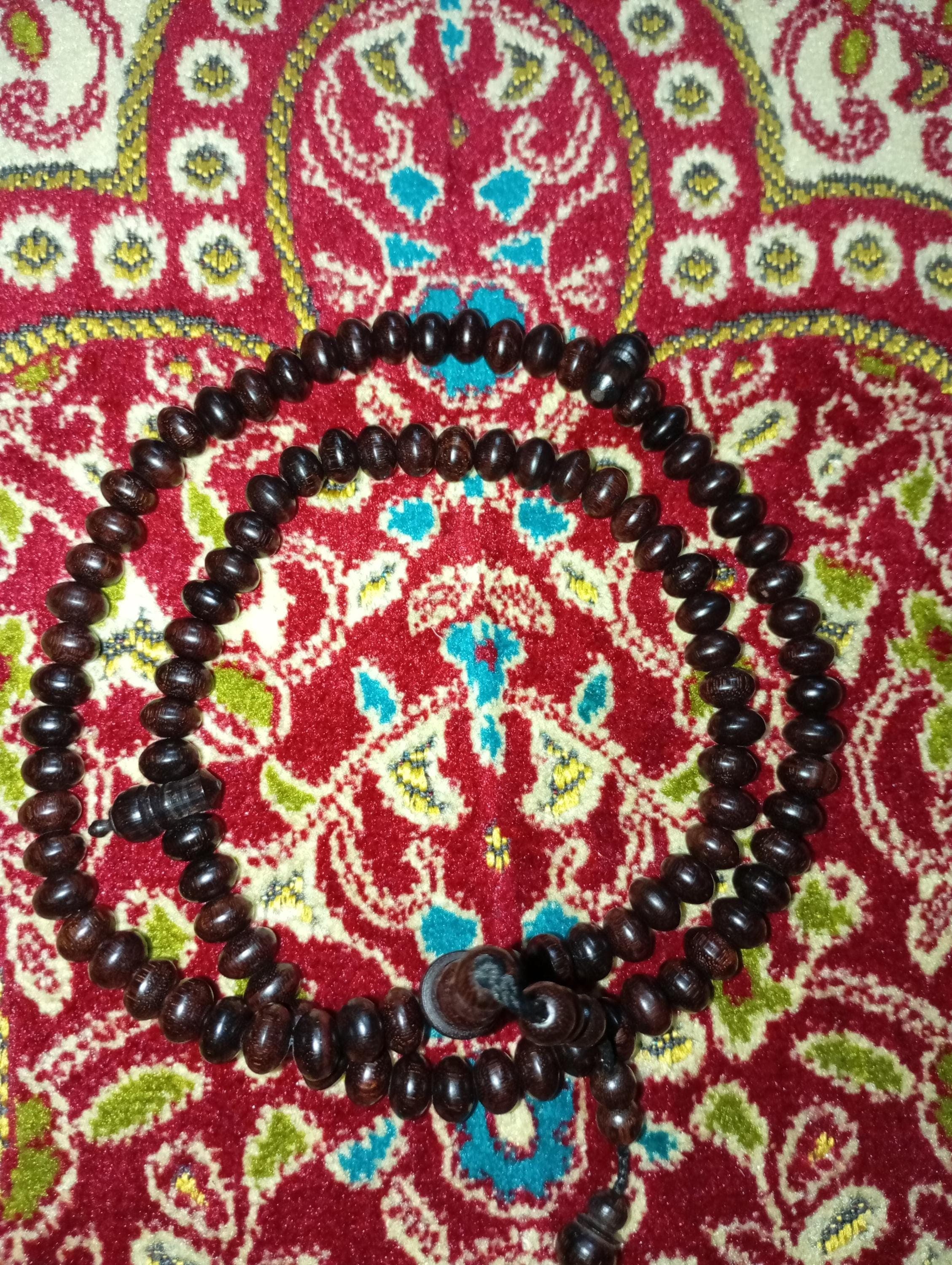 Galih Asem Tasbih – Indonesian  Tamarind Wood Prayer Beads - image 3