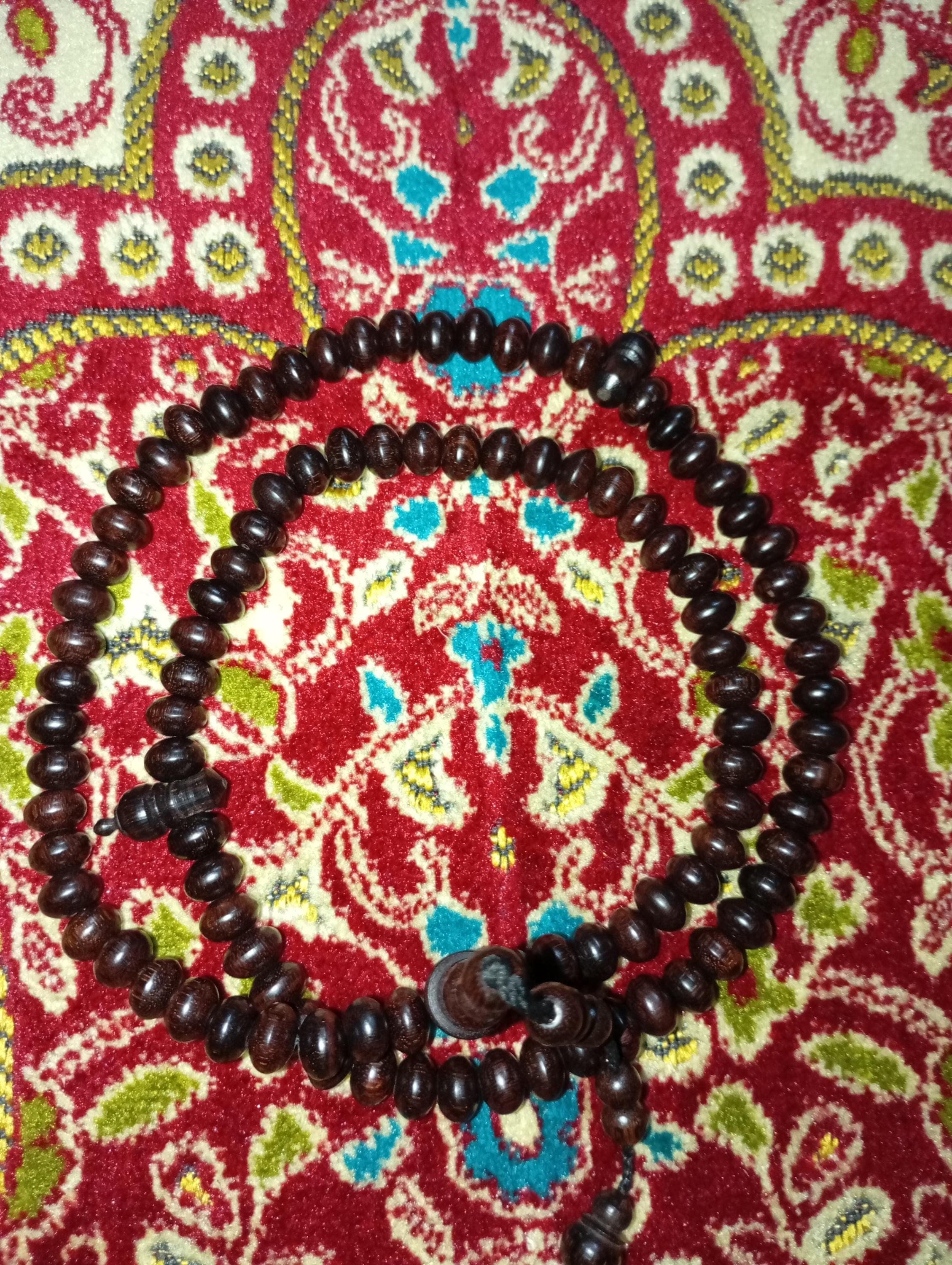 Galih Asem Tasbih – Indonesian  Tamarind Wood Prayer Beads - image 4