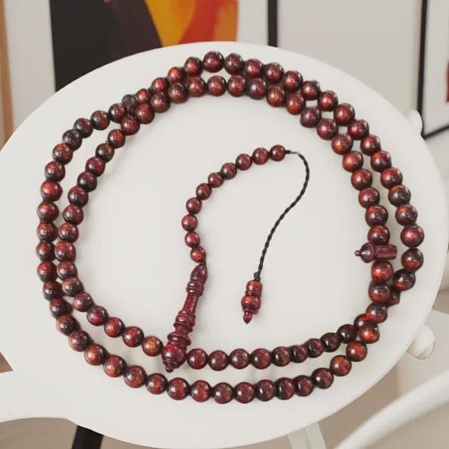 Tasbih Akar Bahar Tali Arus merah Prayer Bead - image 3