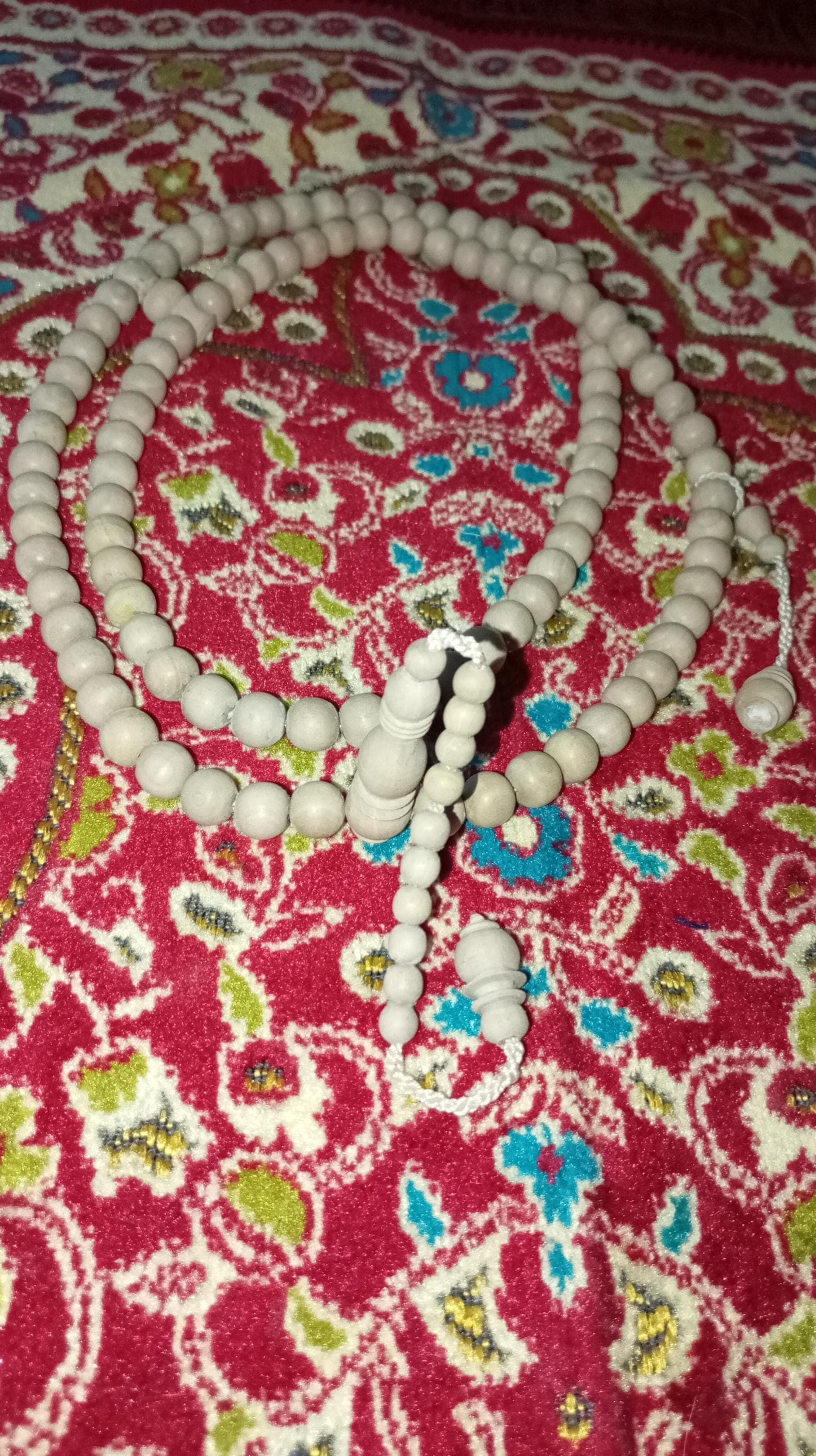 Dewandaru Wood Prayer Beads: 99 Bead Tasbih for Meditation
