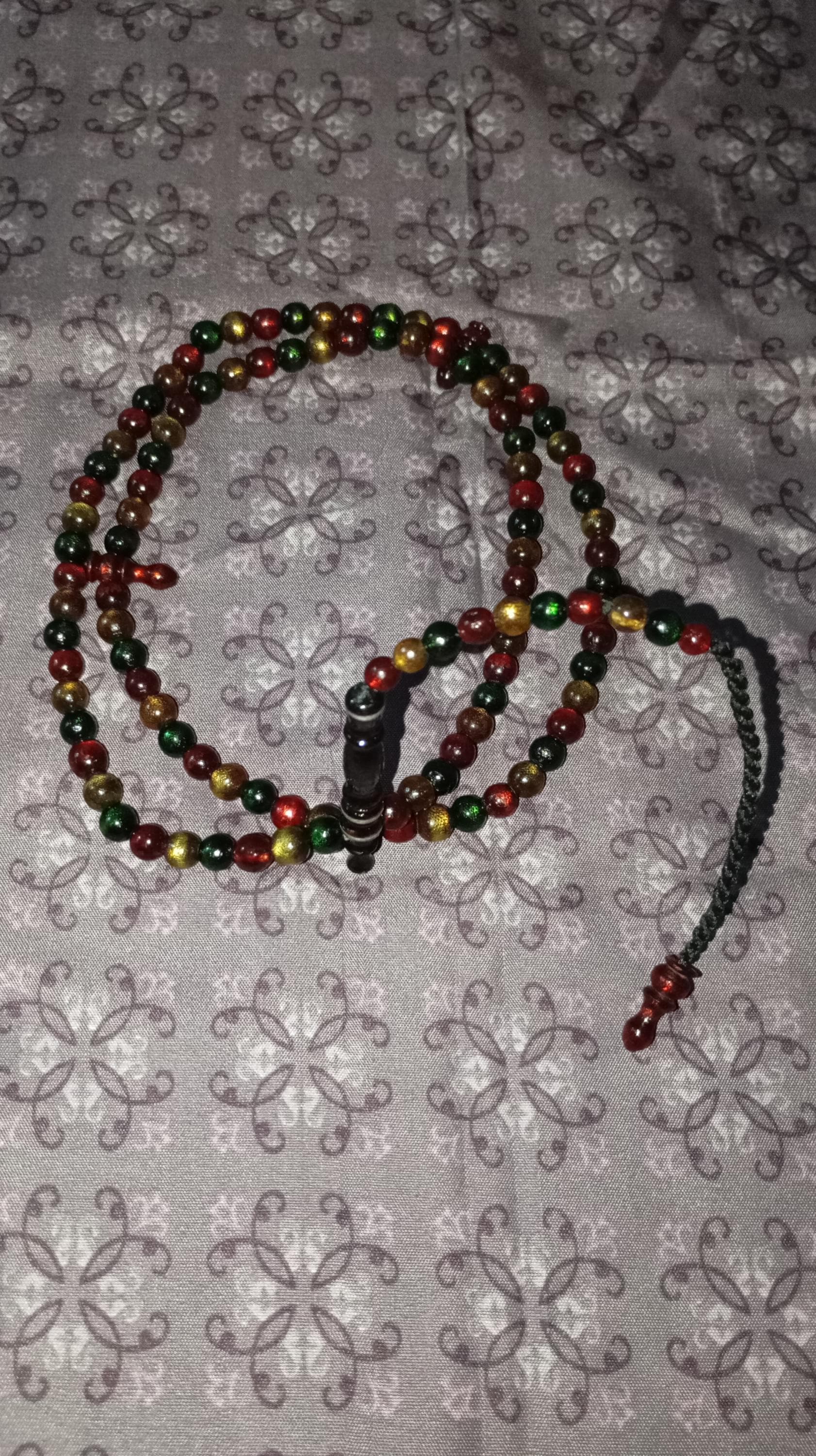 Handmade River Energy Prayer Beads: Spiritual Meditation Tasbih