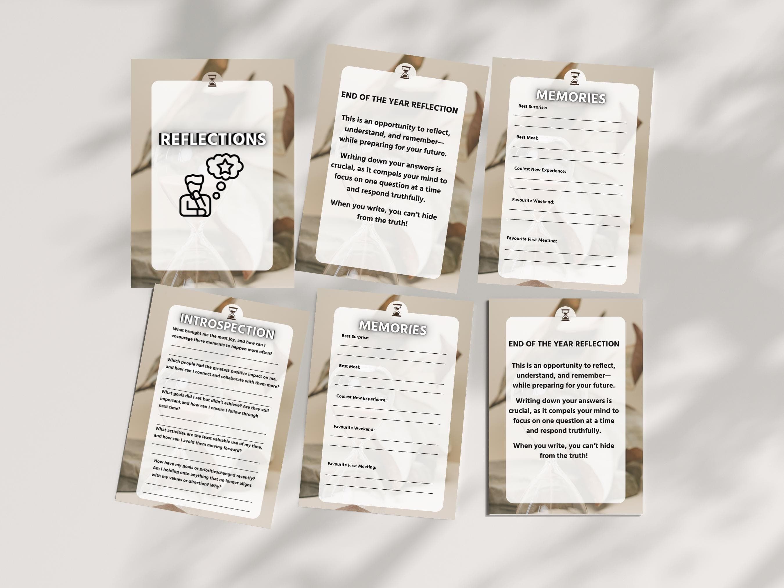 2025 Goal Planner, Reflection Printable, New Years Resolutions 2025 Printable, Goal Setting Planner, New Year Resolutions,2025 Goals Tracker