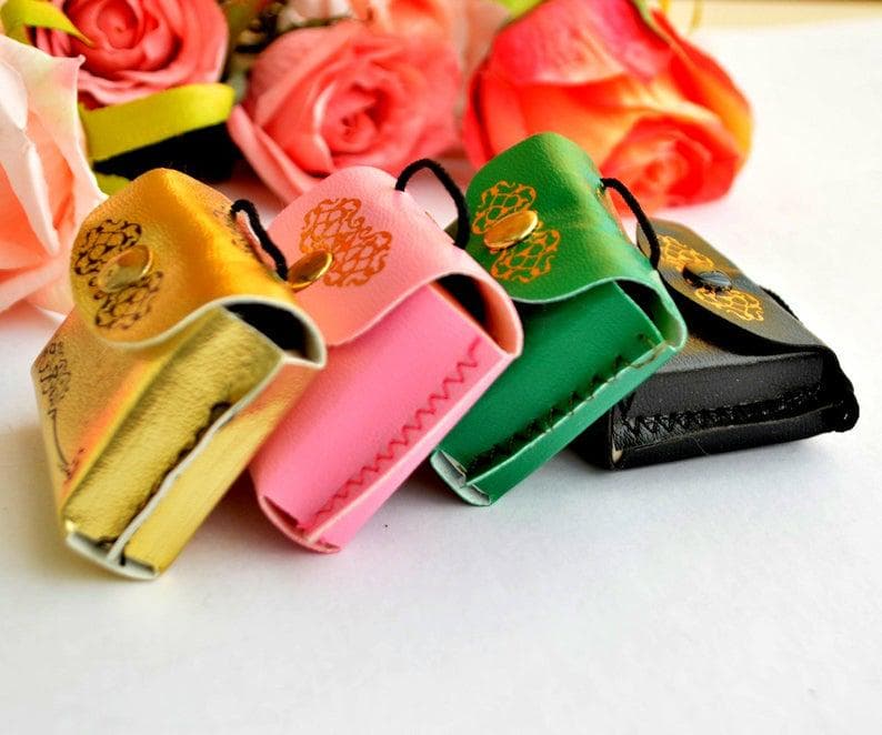 2X Mini full Qur'an Car Hanging Leather Gift, Muslim