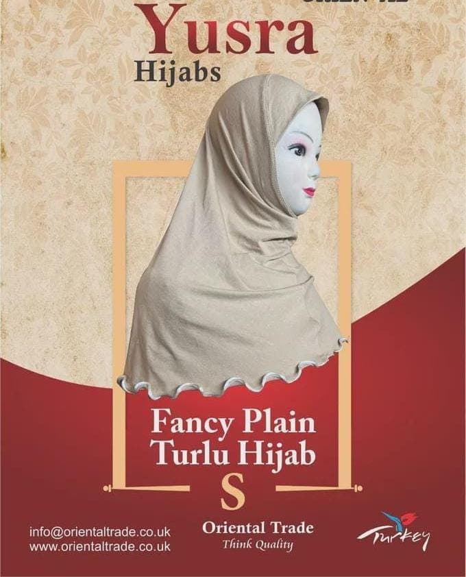Pull on Instant 1Pc Quality Turkish Turlu Yusra Amira School Children Hijab - image 3