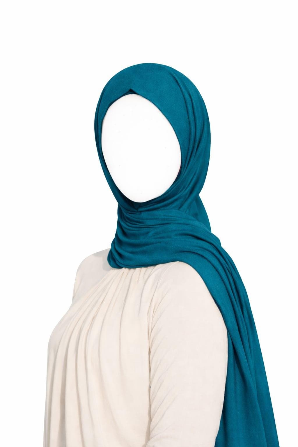 3X Soft Stretch Jersey Hijab Wrap Shawl–Double Stitching,Lightweight & Comfortable - image 5