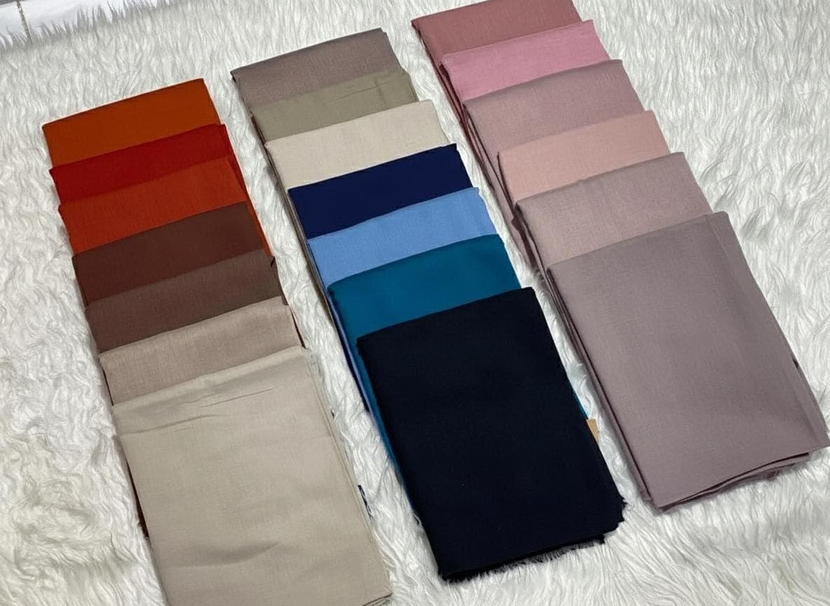 Large Viscose Hijab Scarf: Soft Modest Shawl Wrap - 60 Colors - image 4